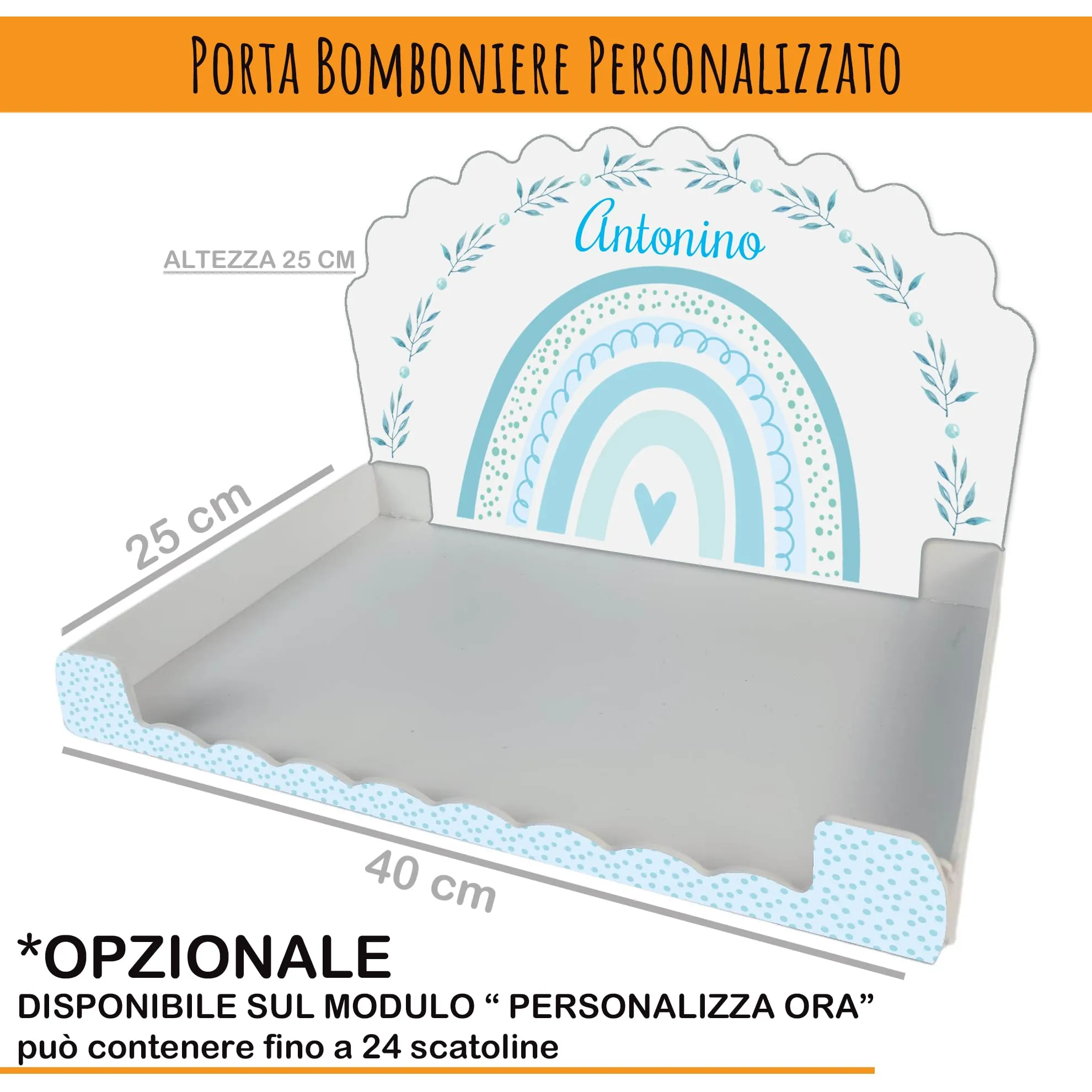PV Grafik Set 16 Scatoline Portaconfetti Battesimo e Nascita NICA 65 - immagine 4