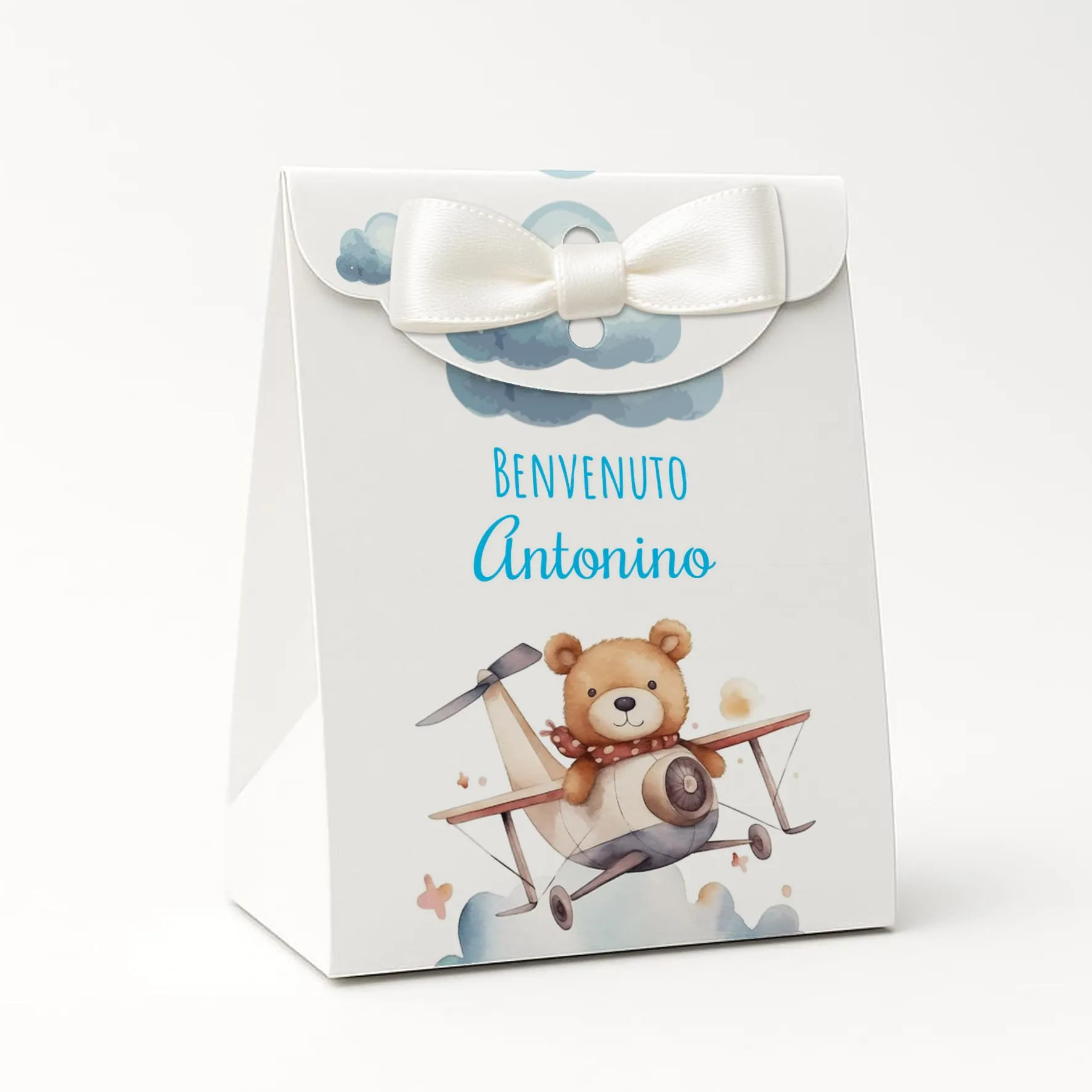 PV Grafik Set 16 Scatoline Portaconfetti Battesimo e Nascita Bimbo e Bambina Nica 62 - immagine 1