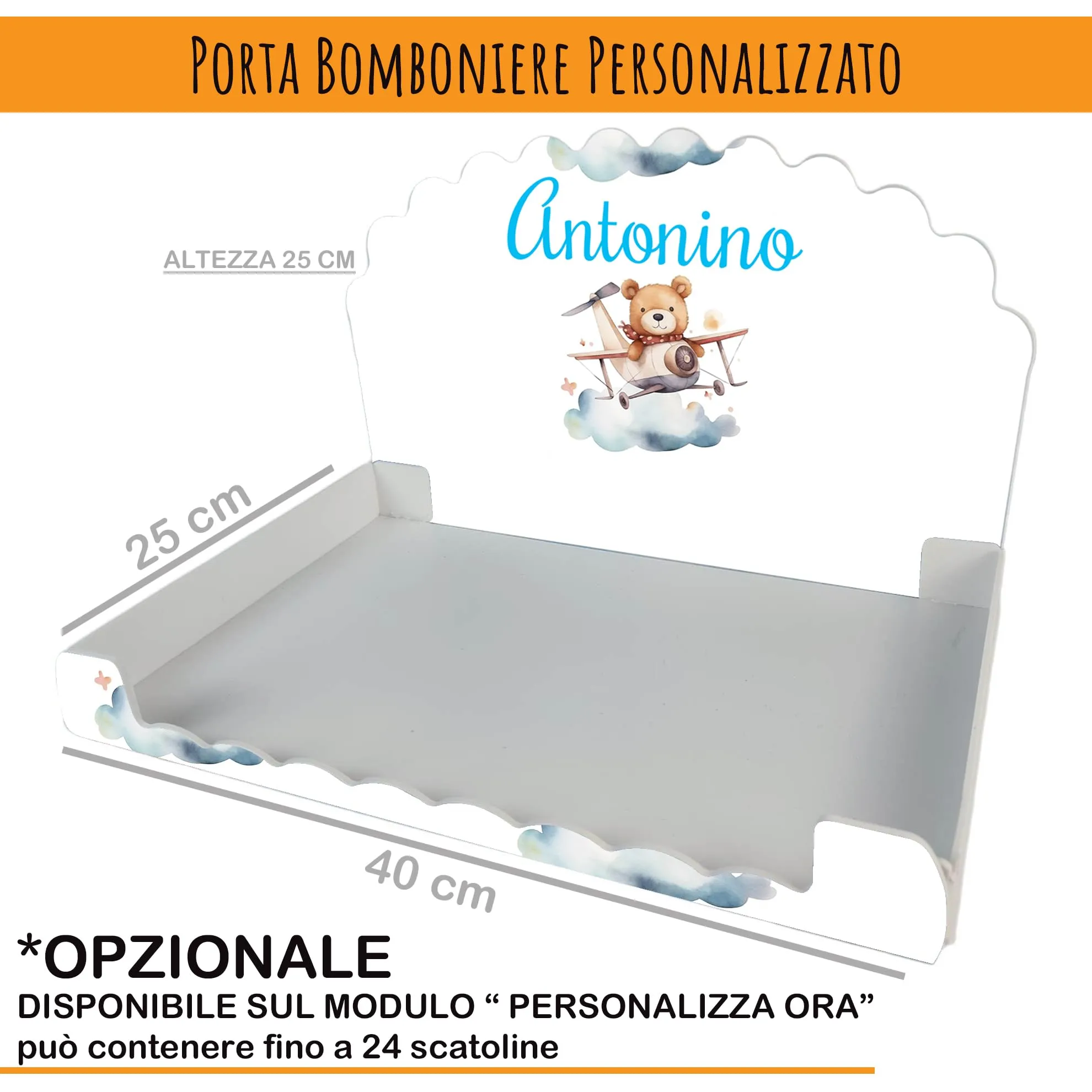 PV Grafik Set 16 Scatoline Portaconfetti Battesimo e Nascita Bimbo e Bambina Nica 62 - immagine 4