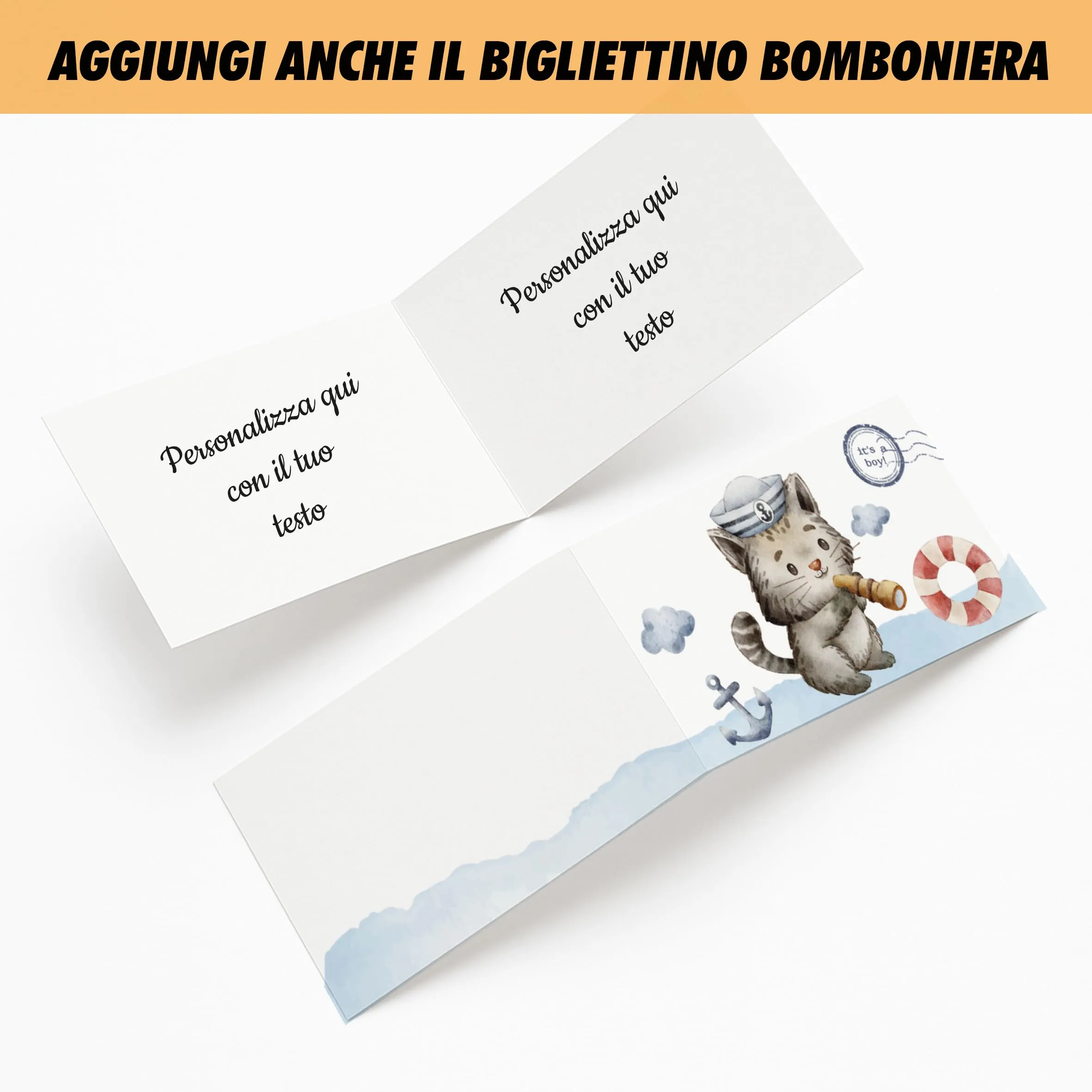 PV Grafik Set 16 Scatoline Portaconfetti Battesimo e Nascita Bimbo e Bambina Nica 76 - immagine 3