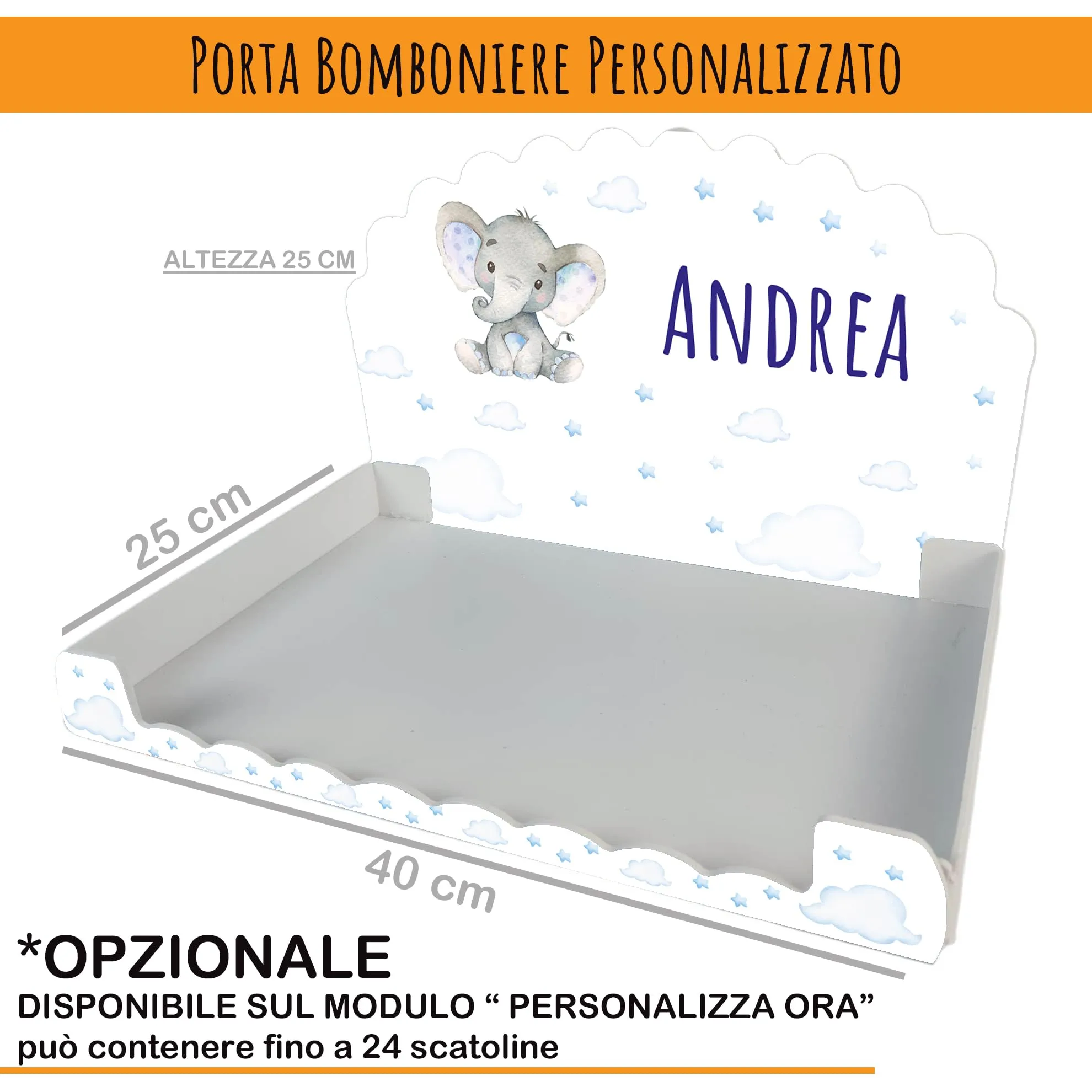 PV Grafik Set 16 Scatoline Portaconfetti Battesimo e Nascita Bimbo e Bambina Nica 01 E - immagine 4