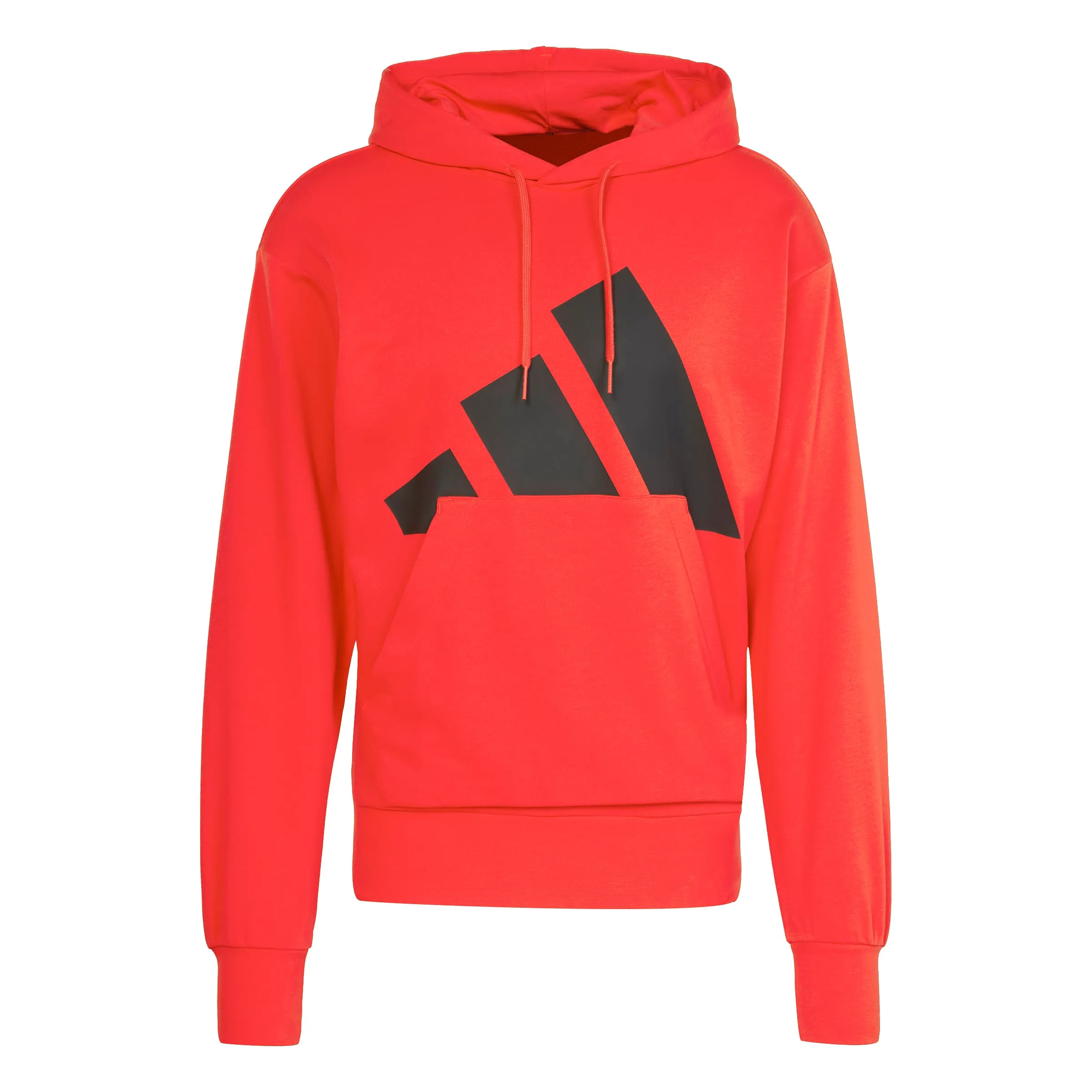 adidas Men's Essentials Big Logo French Terry Hoodie, Pure Ruby/Black - immagine 7