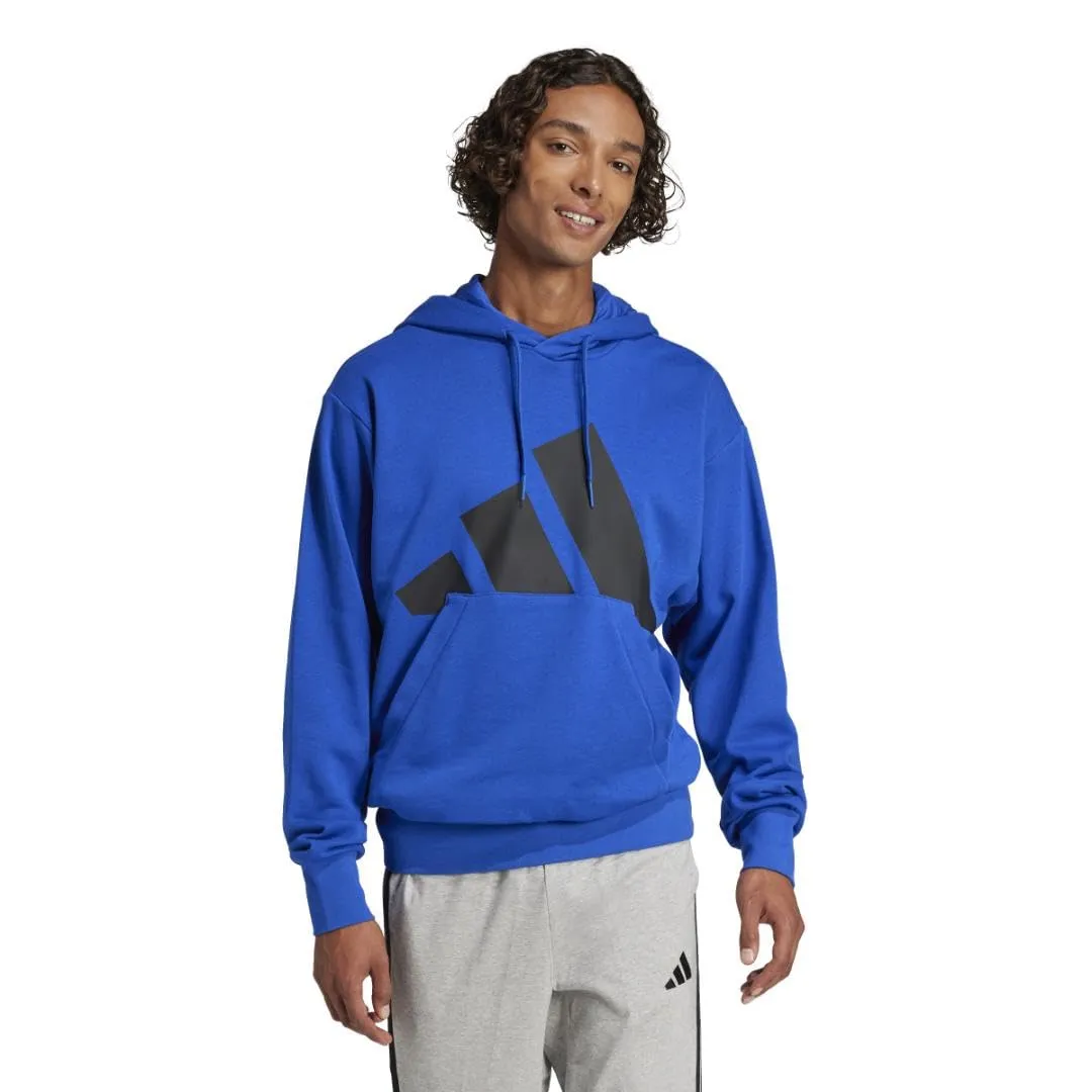 adidas Essentials Big Logo French Terry Hoodie, Team Royal Blue/Black, XXS - immagine 1