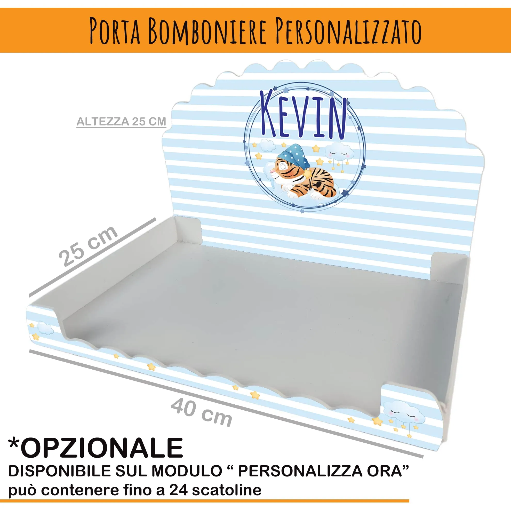 PV Grafik Set 16 Scatoline Portaconfetti Battesimo e Nascita Bimbo e Bambina Personalizzate NICA 55 - immagine 4