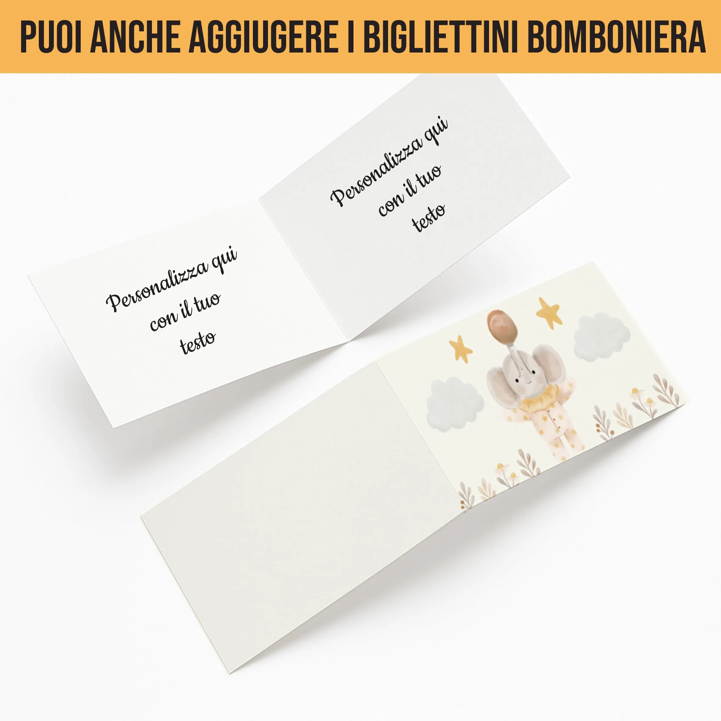 PV Grafik Set 16 Scatoline Portaconfetti Battesimo e Nascita NICA 45 - immagine 3