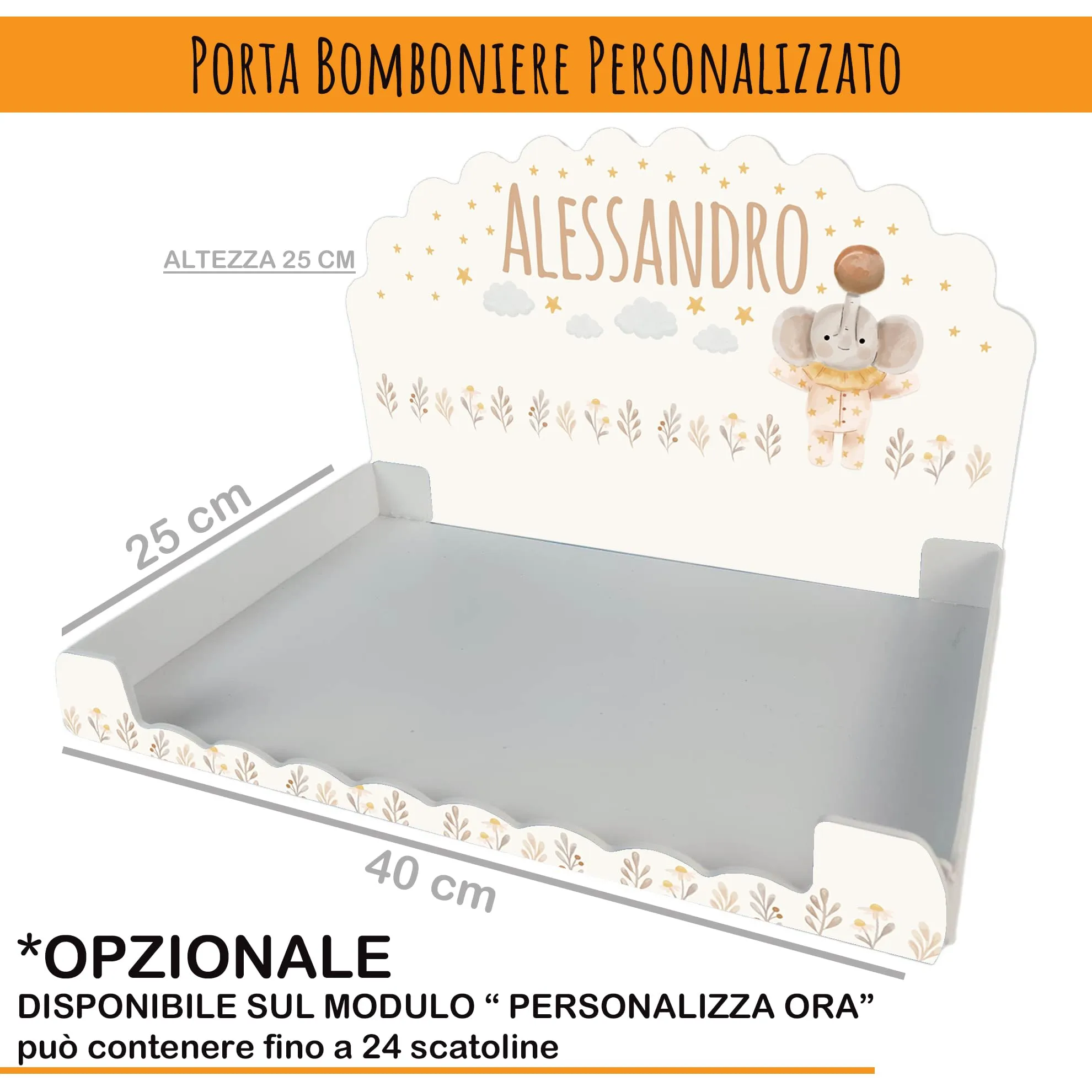 PV Grafik Set 16 Scatoline Portaconfetti Battesimo e Nascita NICA 45 - immagine 4