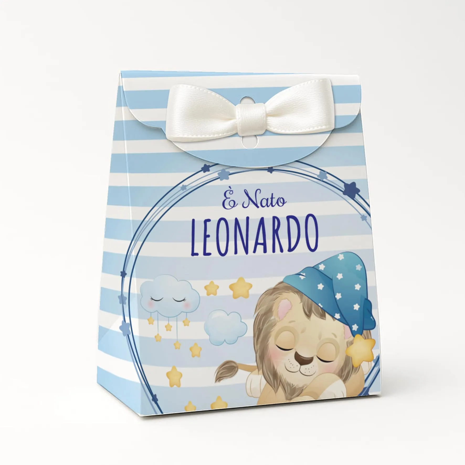 PV Grafik Set 16 Scatoline Portaconfetti Battesimo e Nascita Bimbo e Bambina Personalizzate (NICA 56) - immagine 1
