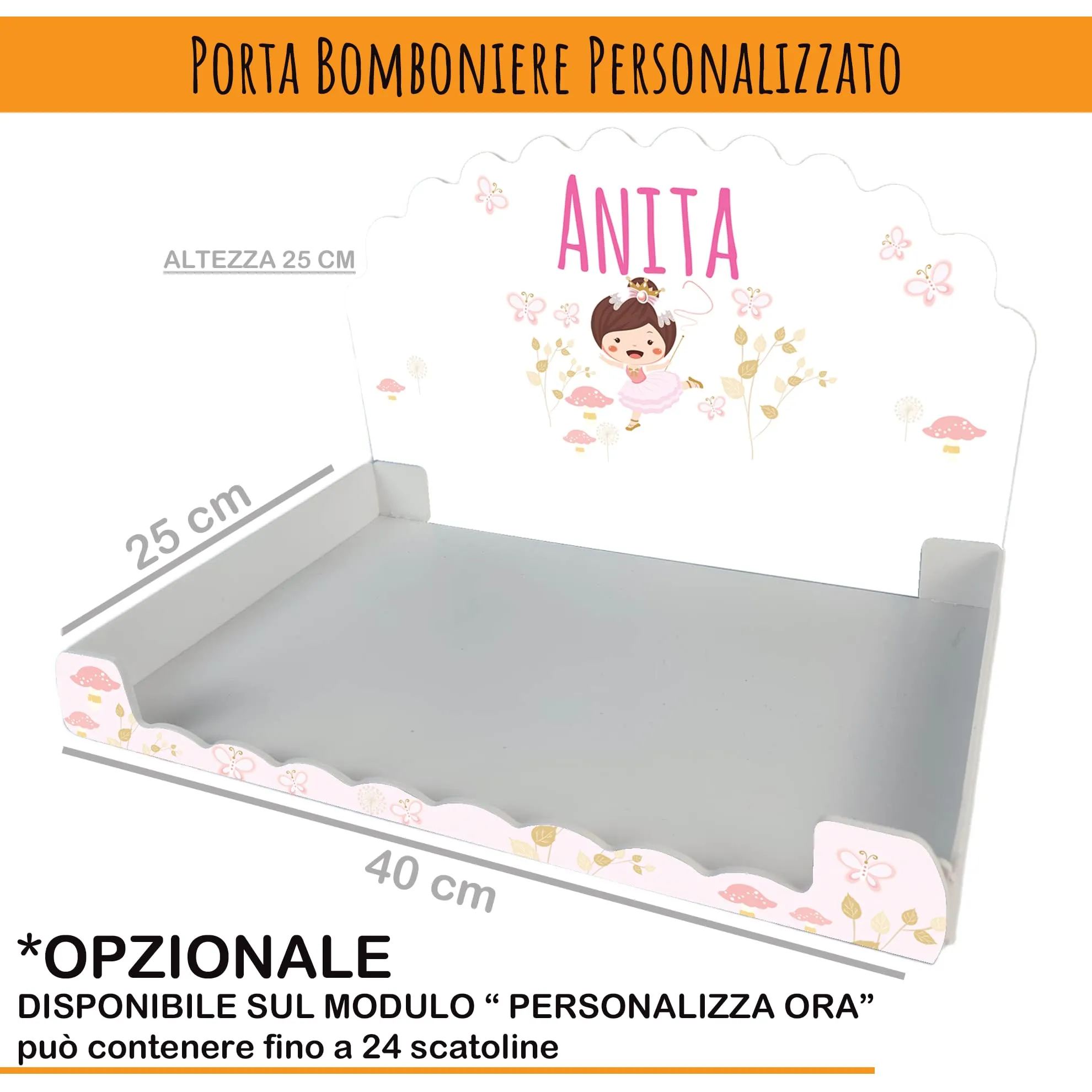 PV Grafik Set 16 Scatoline Portaconfetti Battesimo e Nascita Bimbo e Bambina Personalizzate NICA 49 - immagine 4