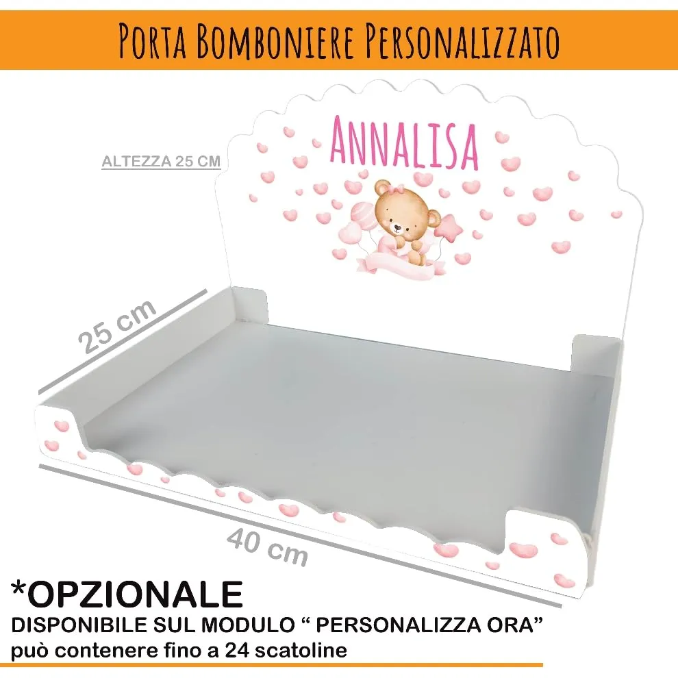 PV Grafik Set 16 Scatoline Portaconfetti Battesimo e Nascita Bimbo e Bambina NICA 68 - immagine 4
