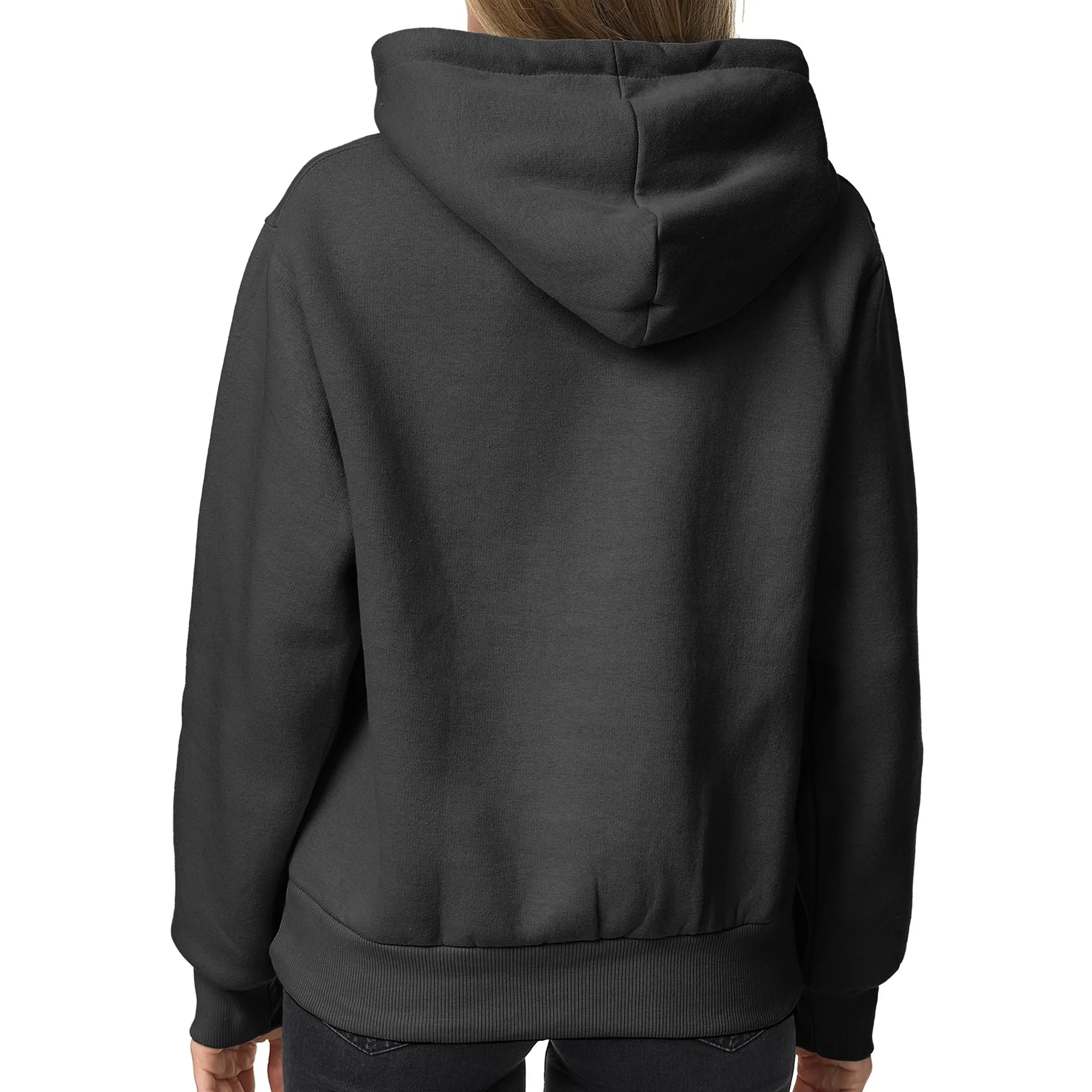 Smith & Solo Hoodie Donna Felpa con Cappuccio in Cotone - immagine 4