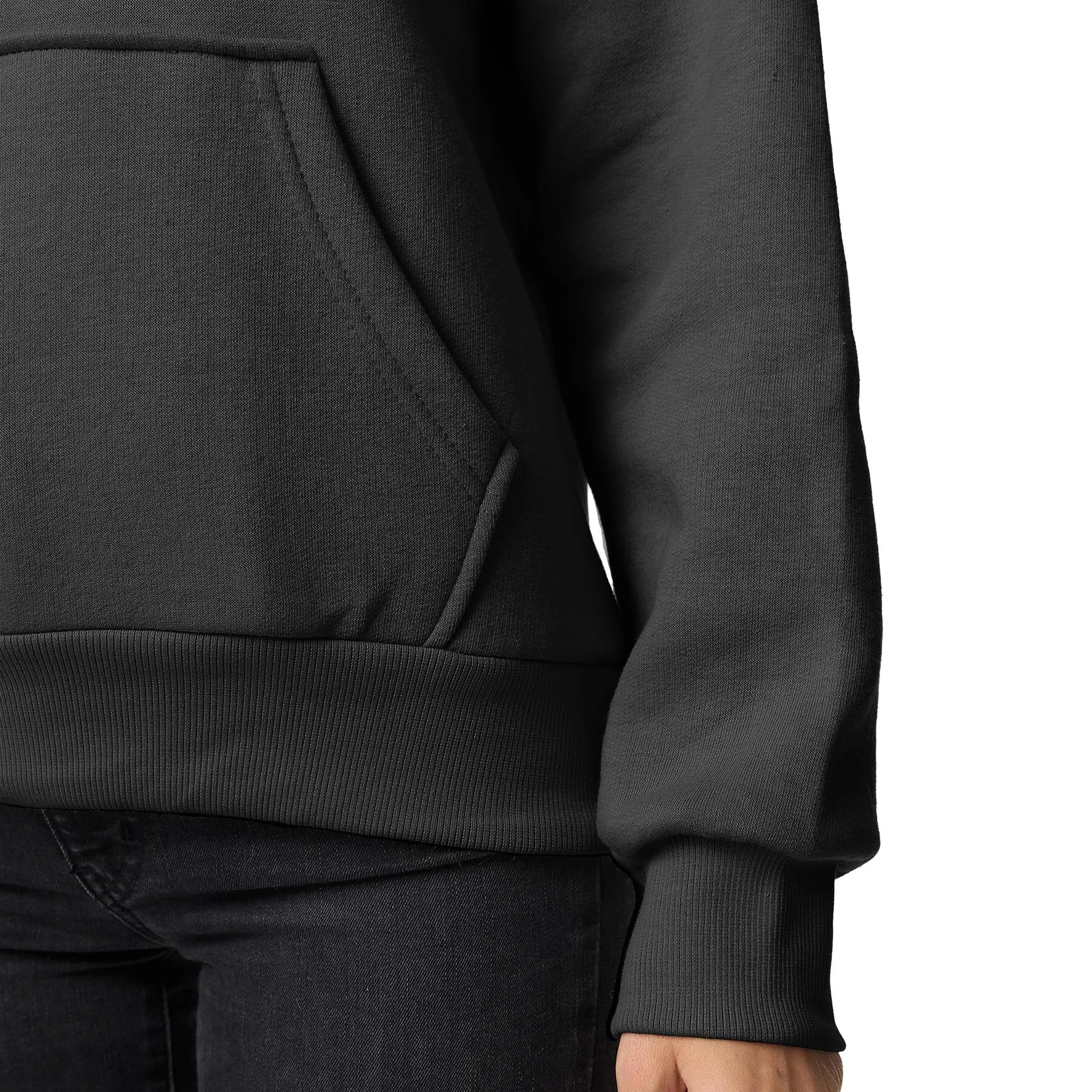 Smith & Solo Hoodie Donna Felpa con Cappuccio in Cotone - immagine 5