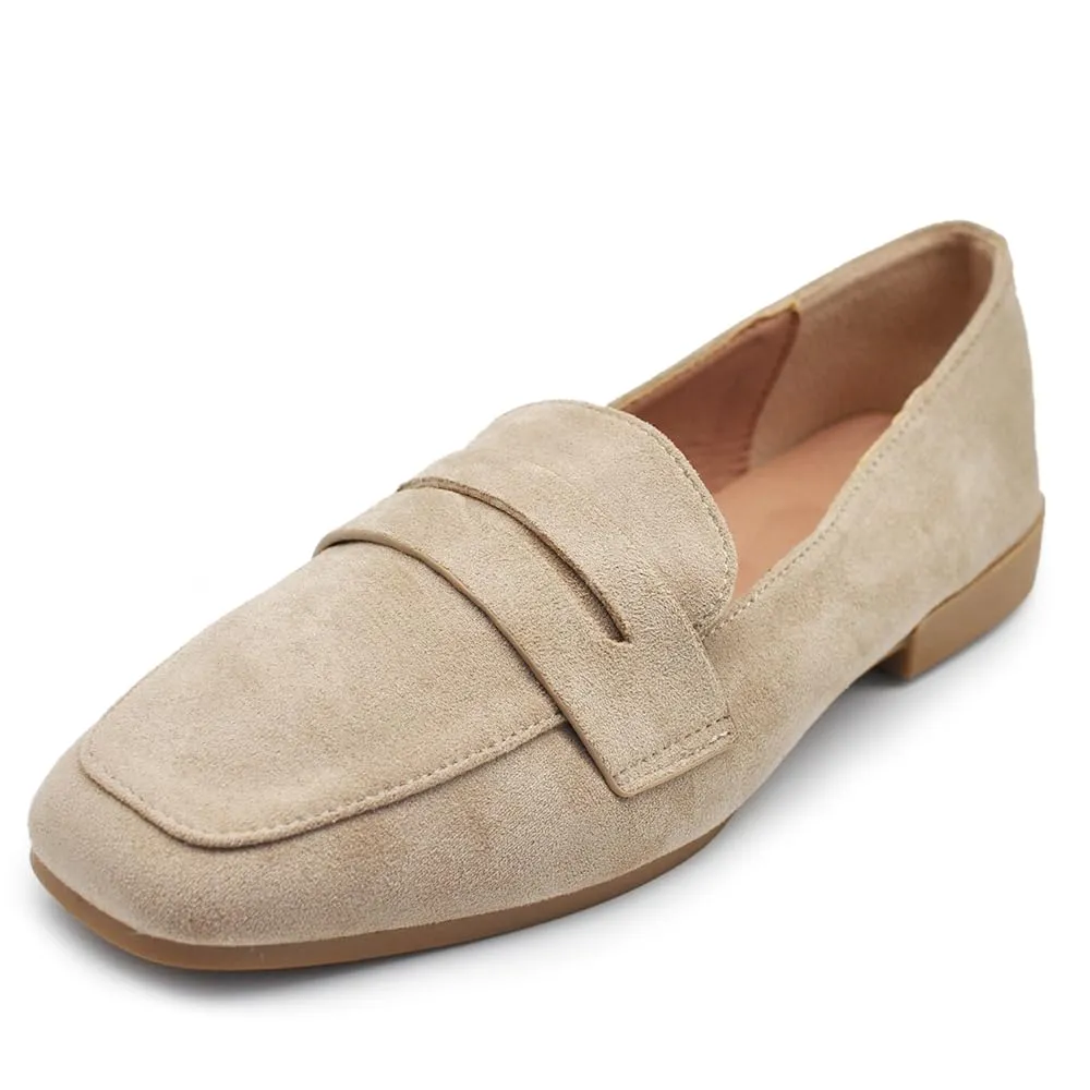 IF Mocassini Slip On Donna Camoscio J20066 Khaki N.37 - immagine 1