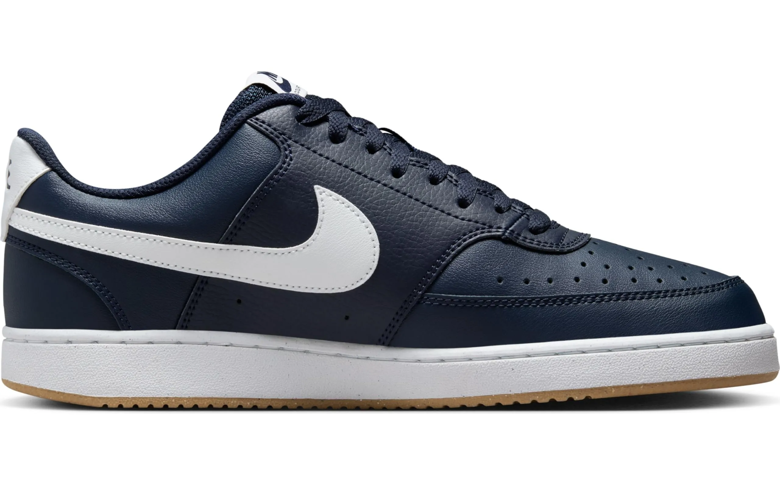 Nike Sportswear Court Vision Lo Obsidian/Summit White-Gum Light Brown FZ5547-400 - immagine 8