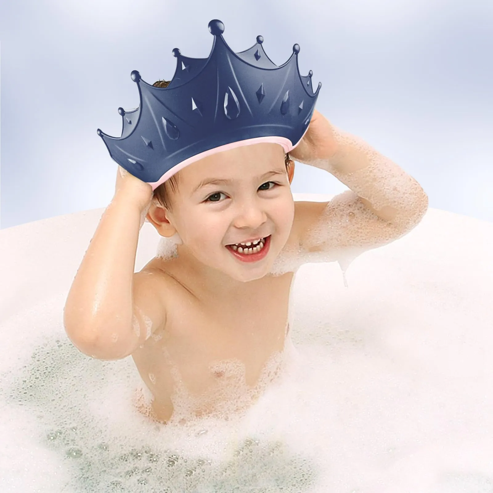 Romon Cappello Doccia per Bambini Regolabile (Blu) - immagine 6