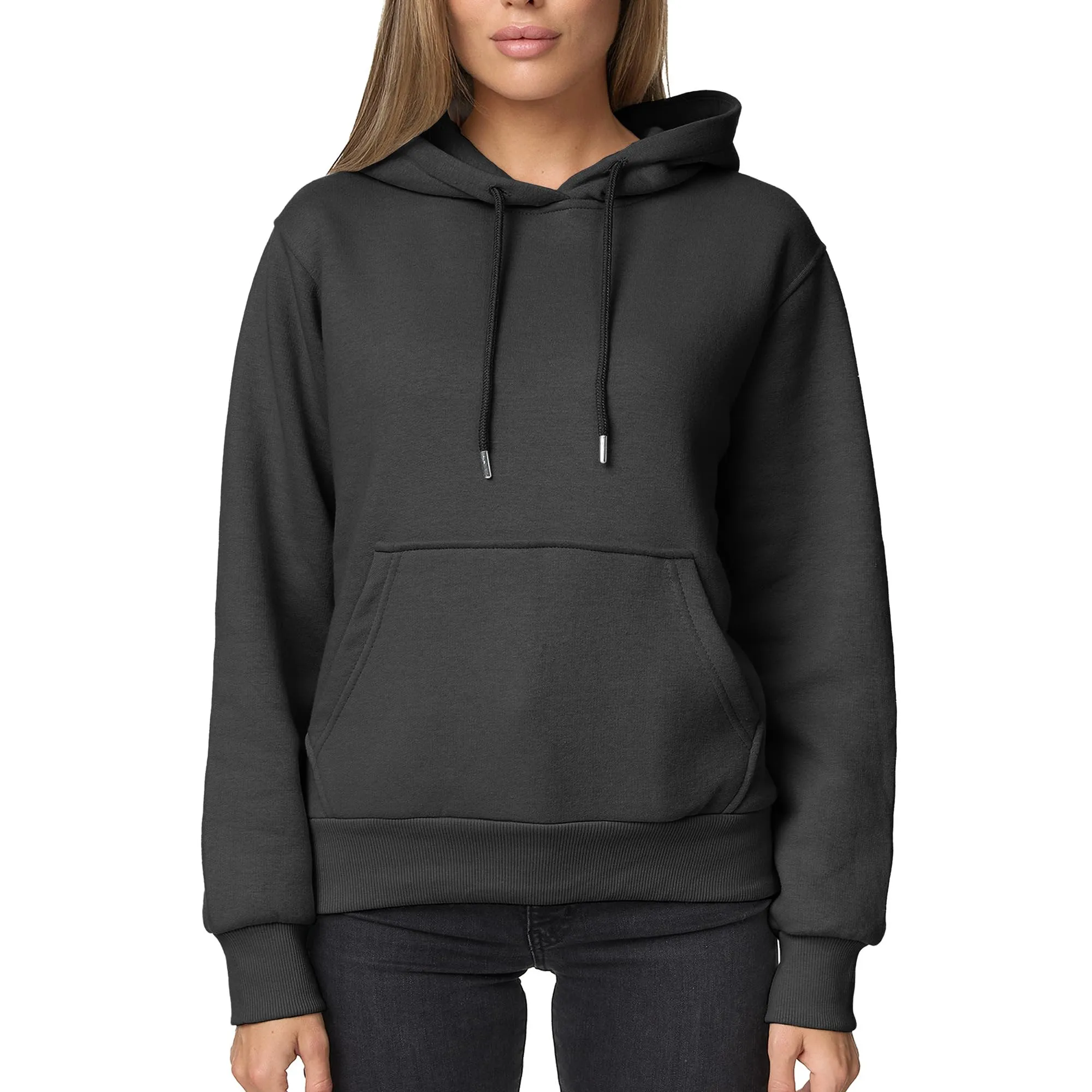 Smith & Solo Hoodie Donna Felpa con Cappuccio Cotone - immagine 1