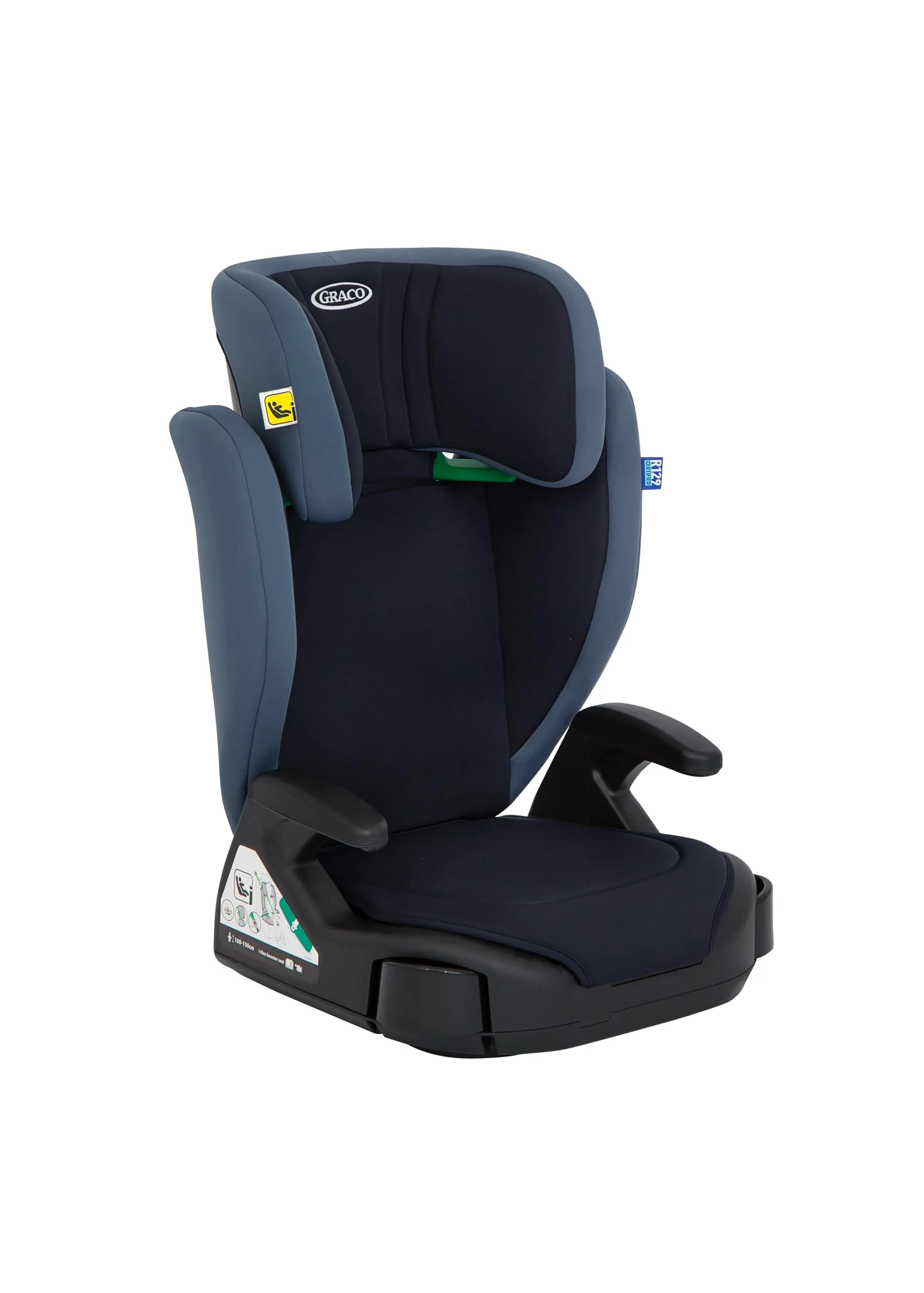 Graco Junior Maxi i-Size R129 Seggiolino Auto 100-150 cm, Navy - immagine 1