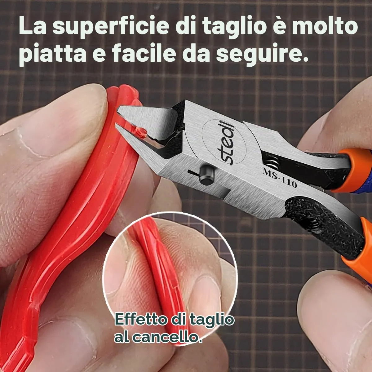 stedi Tronchese per Tagliabuglio MS-110, Lama Singola e Molla Rigida Ultrasottile - immagine 3