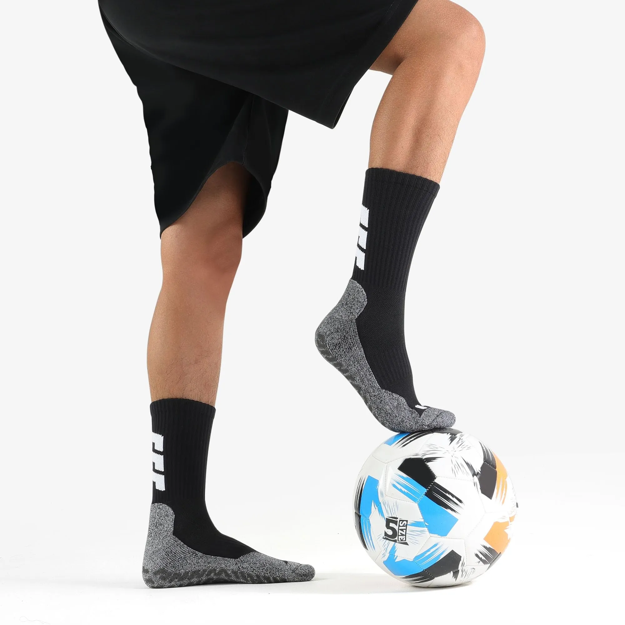 CLOSEMATE Calzini da Calcio Antiscivolo con Grip in Silicone - immagine 2