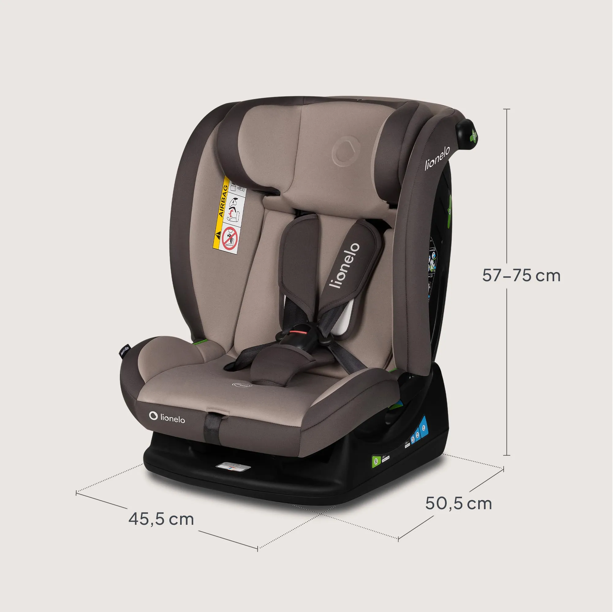 Lionelo Aart i-Size Seggiolino Auto Bambini 0-12 anni R129 - immagine 13