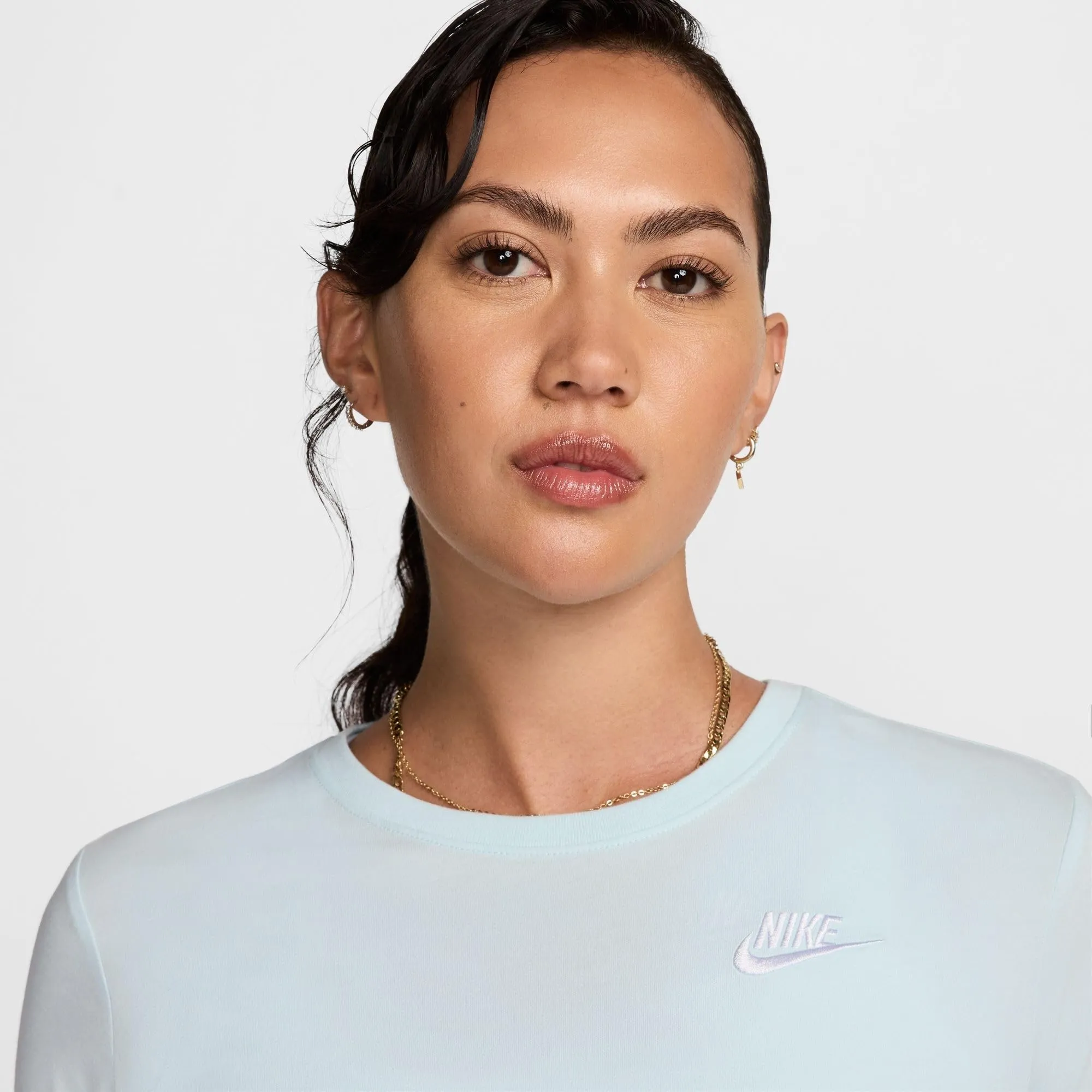 Nike NSW Club SS Tee - Glacier Blue/White, DX7902-474, L - immagine 3