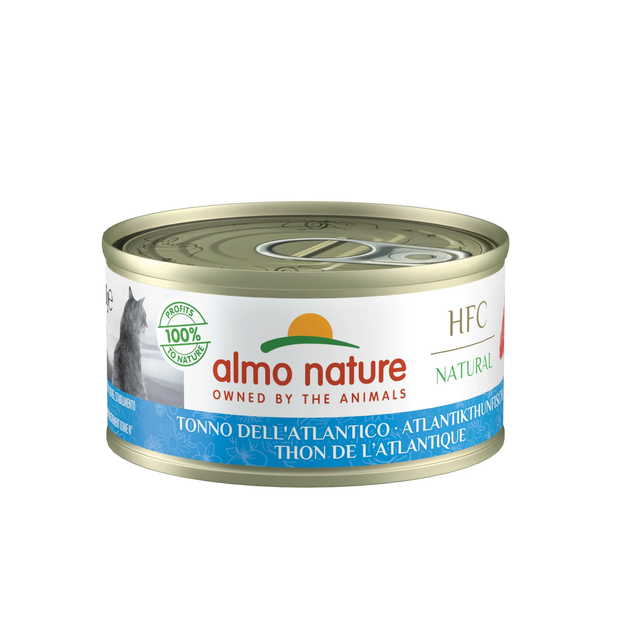 almo nature Megapack Tonno dell'Atlantico Cibo Umido per Gatti Adulti, 6 x 70 g - immagine 3