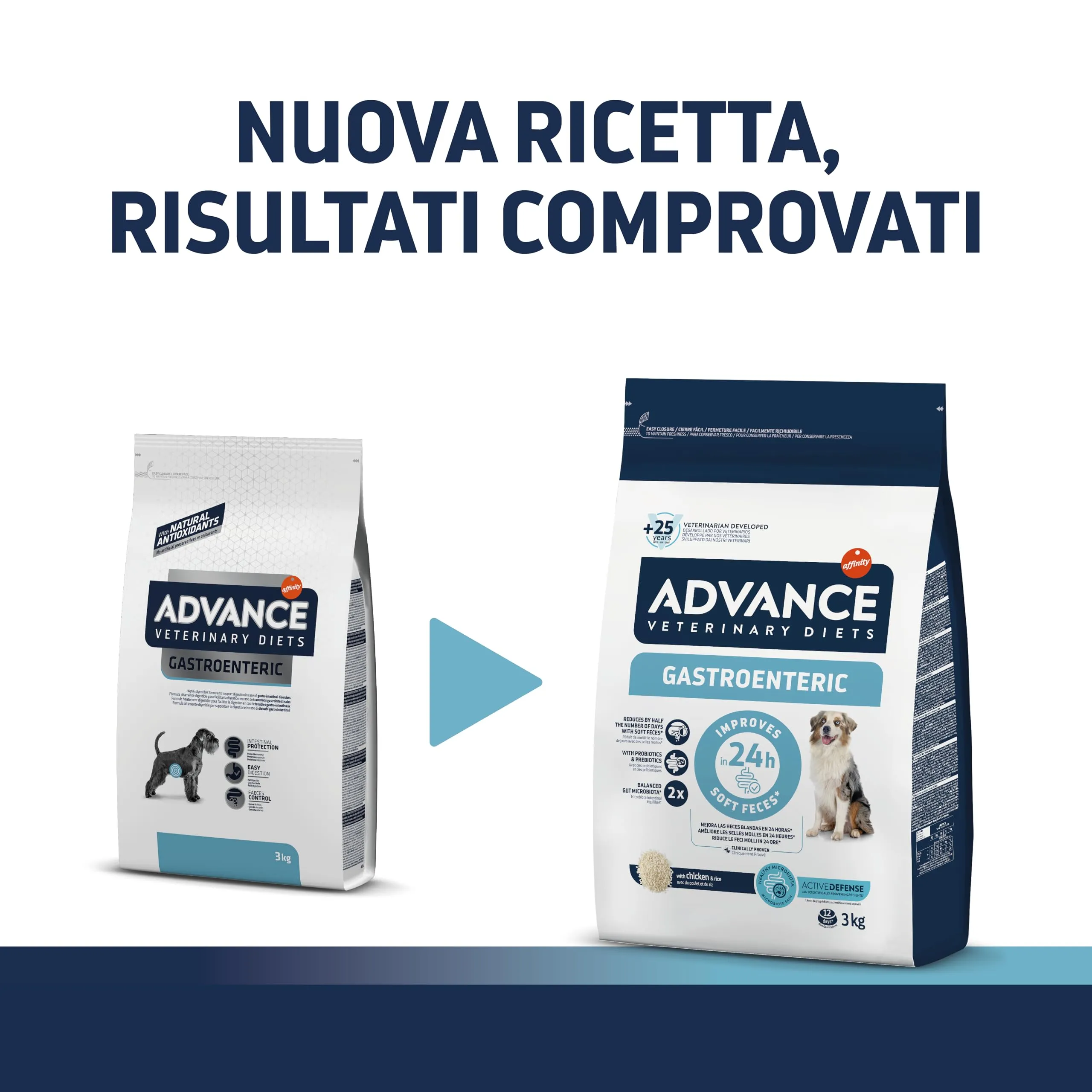 Affinity Advance Veterinary Diets Gastroenteriche Cibo Secco per Cani, 3 kg - immagine 2