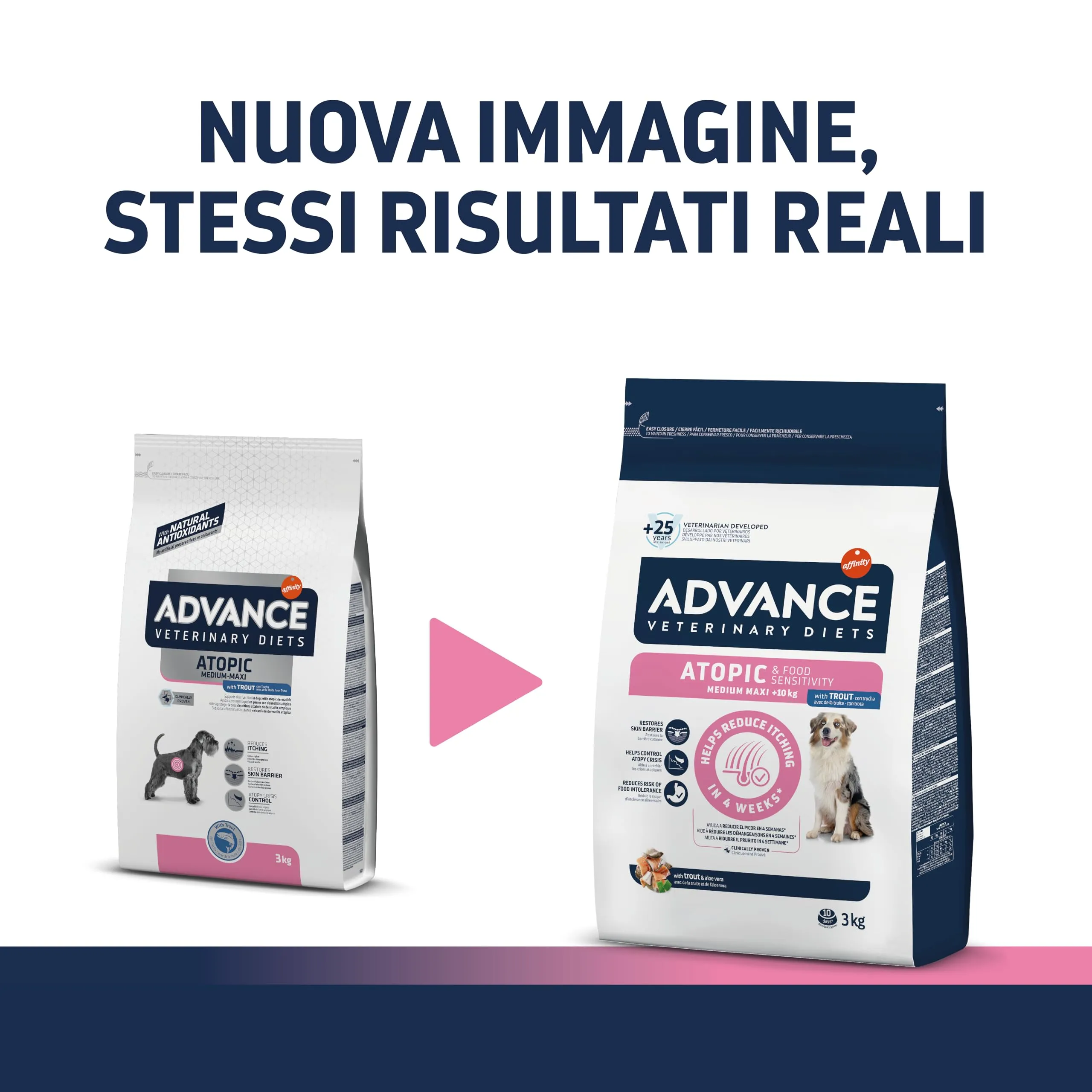 Affinity Advance Veterinary Diets Atopic Medium-Maxi Trota, 3kg - immagine 2
