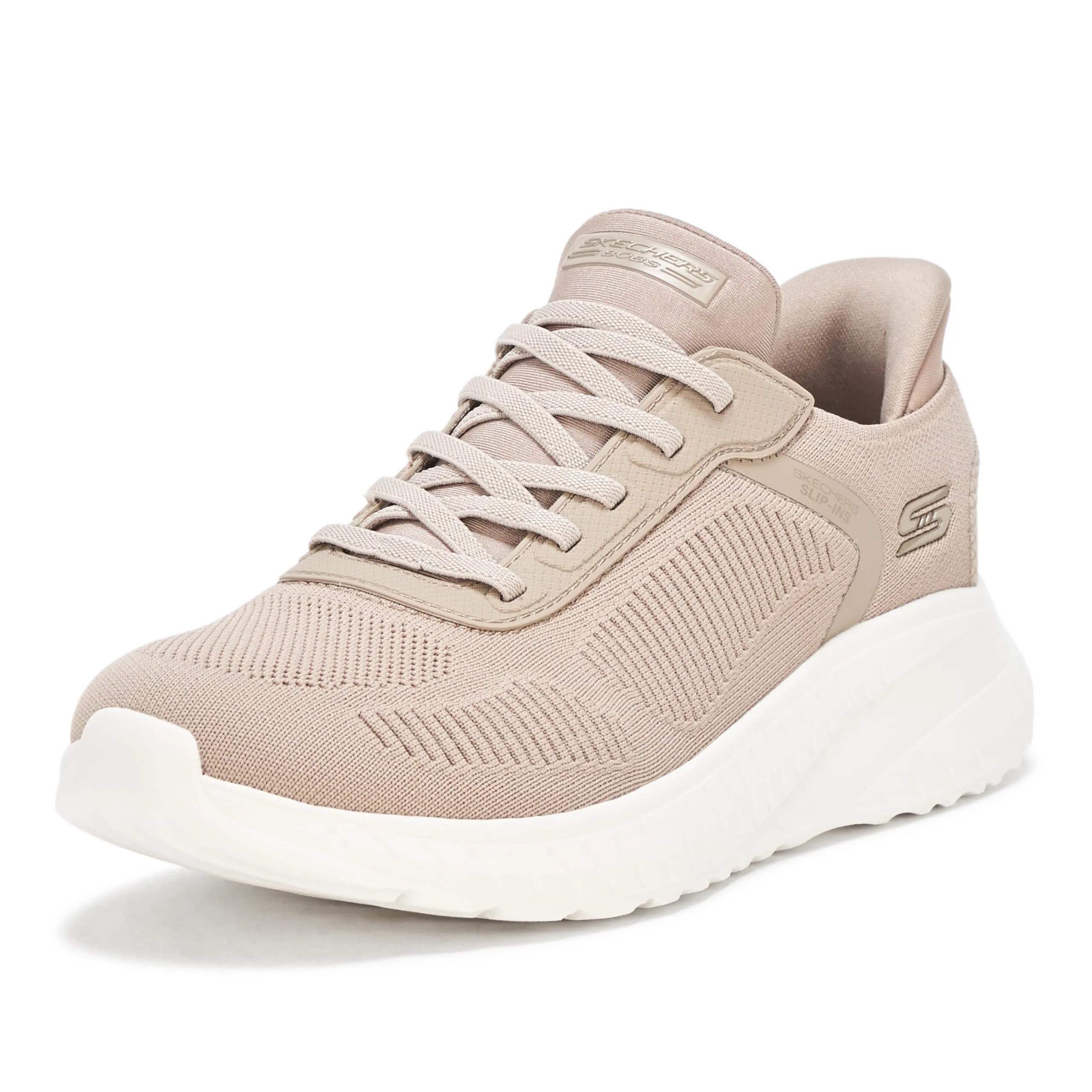 Skechers Bobs Squad Chaos-Current Muse Slip-ins Women's, Taupe, 9 Wide - immagine 1