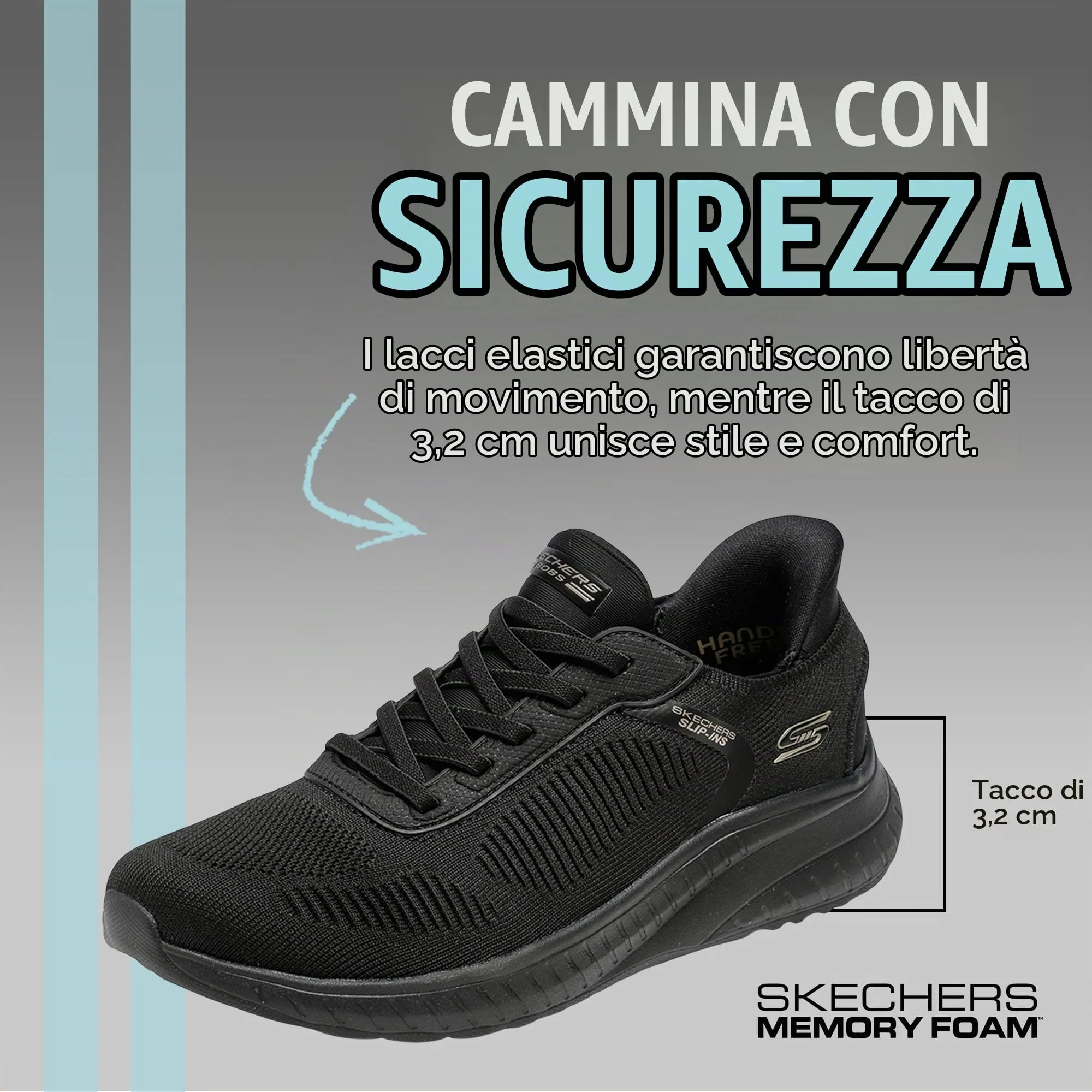 Skechers Bobs Squad Chaos BBK - 35 EU - immagine 3