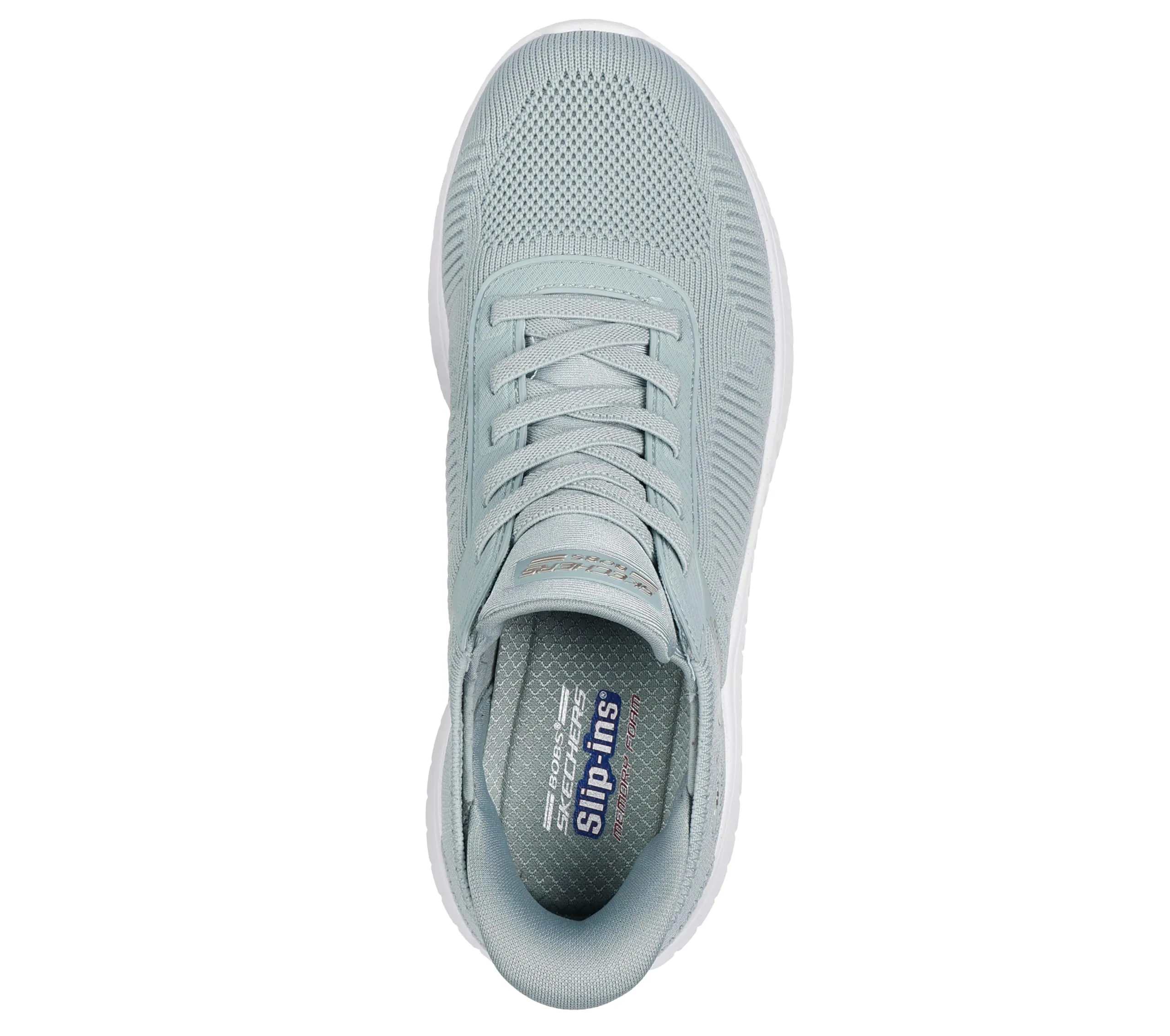Skechers Women's Bobs Squad Chaos Current Muse Slip-In, Sage Textile, 39 EU - immagine 3