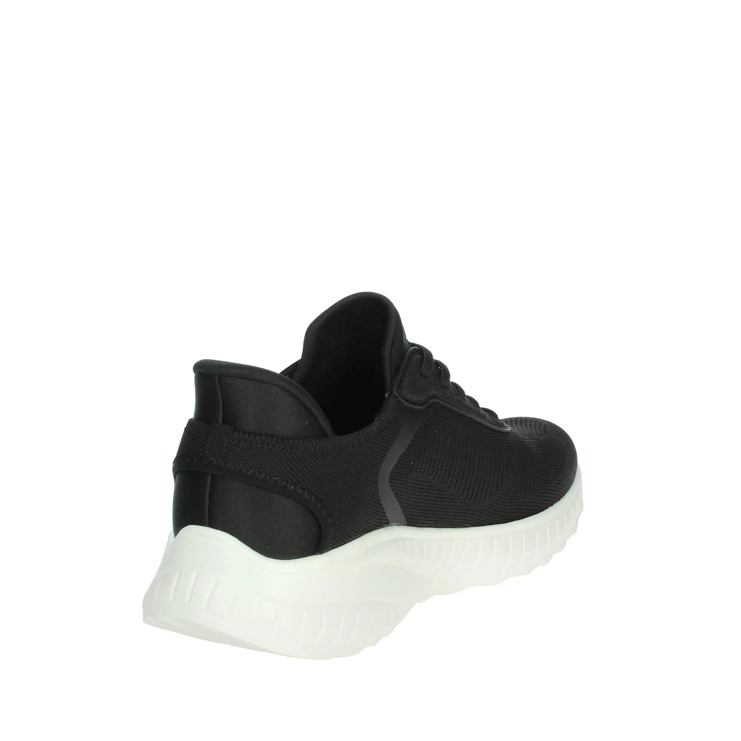 Skechers Women's Bobs Squad Chaos Current Muse Slip-In, Black Textile Trim, 37 EU - immagine 3