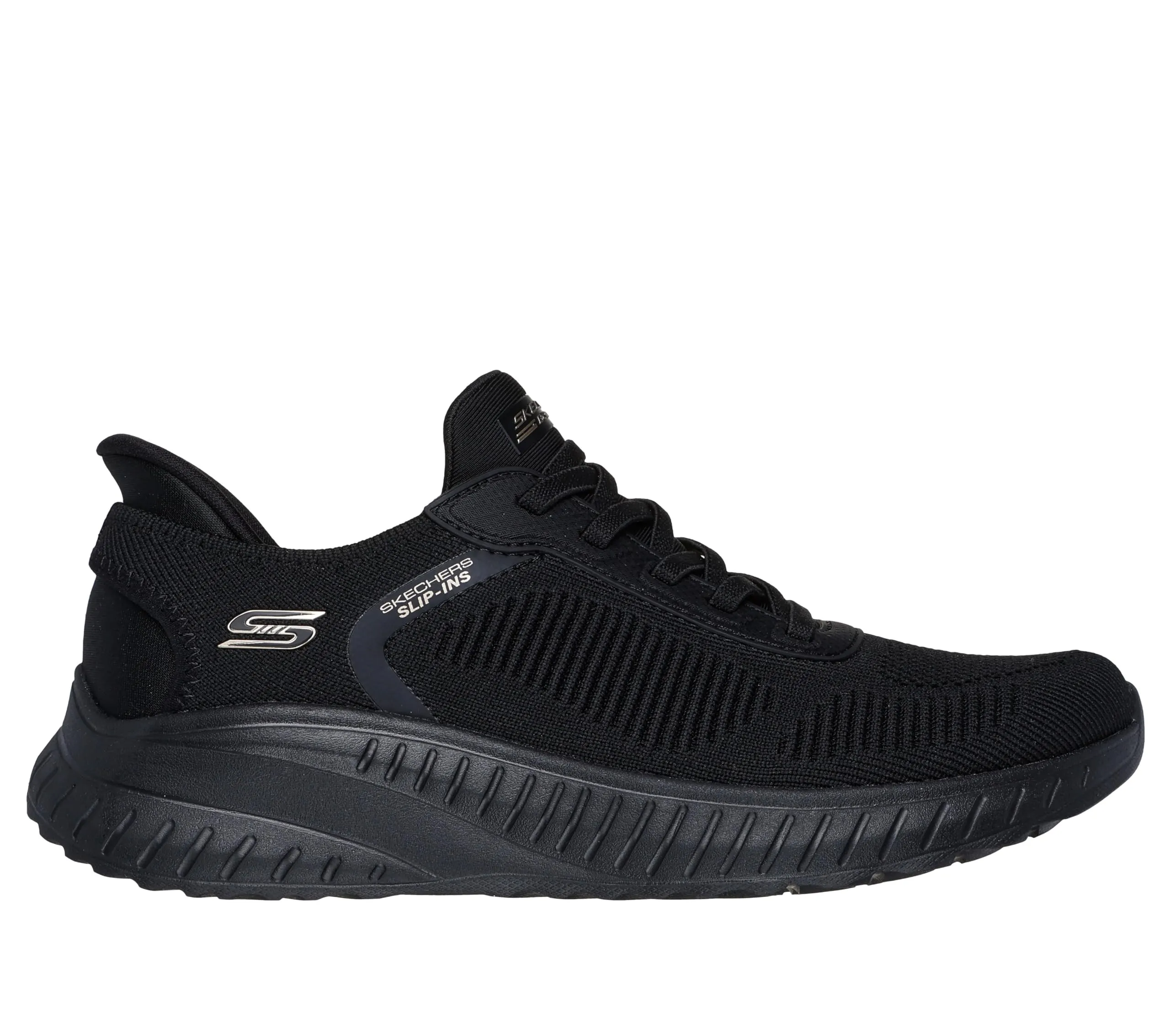 Skechers Bobs Squad Chaos Current Muse Slip-In, Black, 41 EU - immagine 4