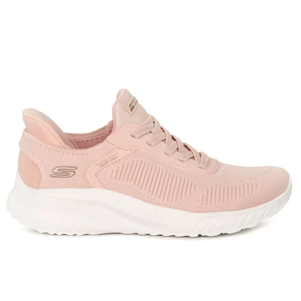 Skechers Bobs Squad Chaos Current Muse Slip-In, Light Pink Textile, 39 EU - immagine 2