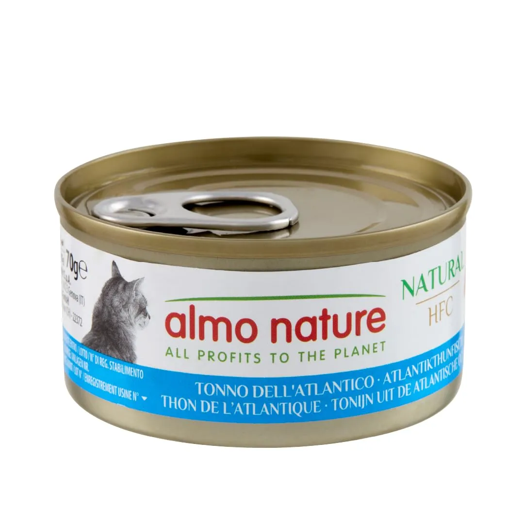 Almo Nature HFC Natural Alimento Umido per Gatti - Tonno Dell'Atlantico - 70g, Confezione da 6 - immagine 5