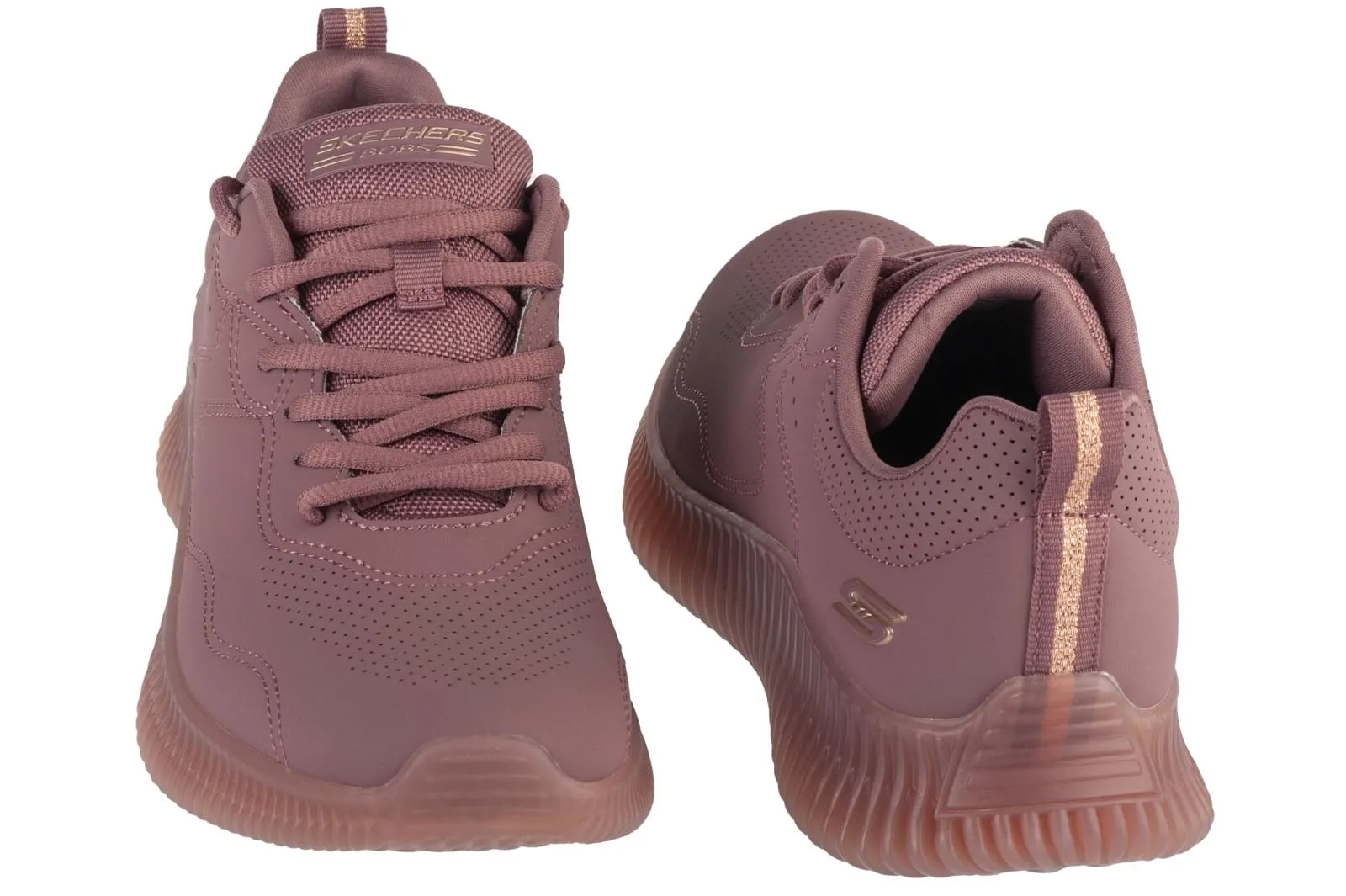 Skechers Scarpe da Ginnastica da Donna, Rosso, 38 EU - immagine 5