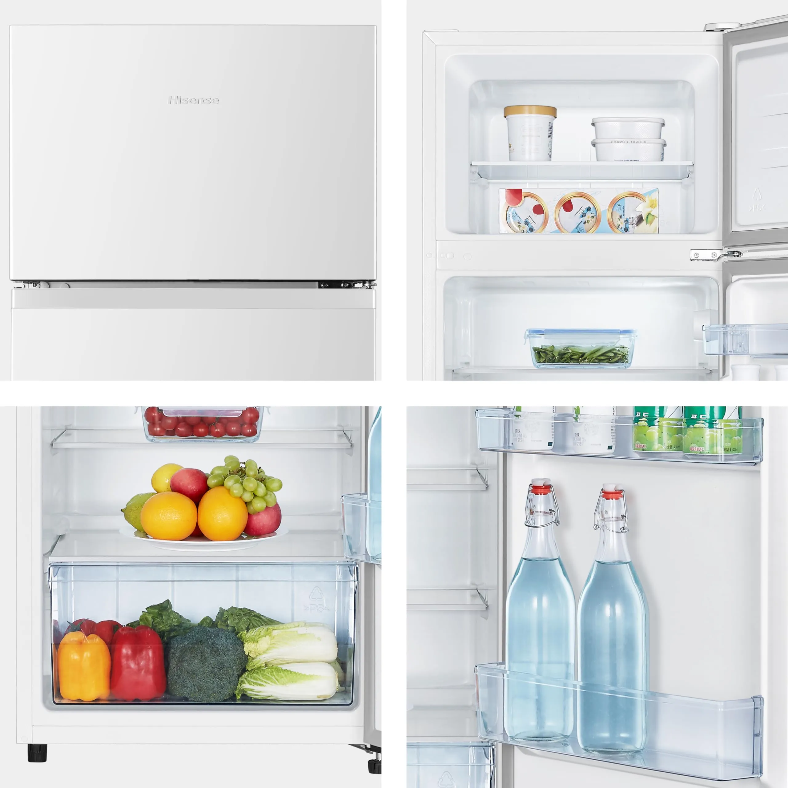 Hisense MTM55205E Frigorifero Doppia Porta, 206 L, Bianco - immagine 10