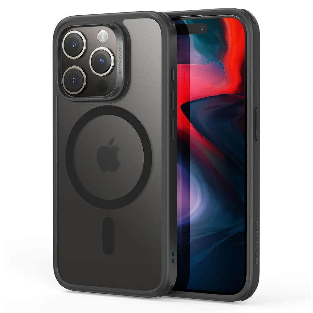 ESR Classic Hybrid Cover for iPhone 15 Pro Max, Nero Opaco - immagine 1