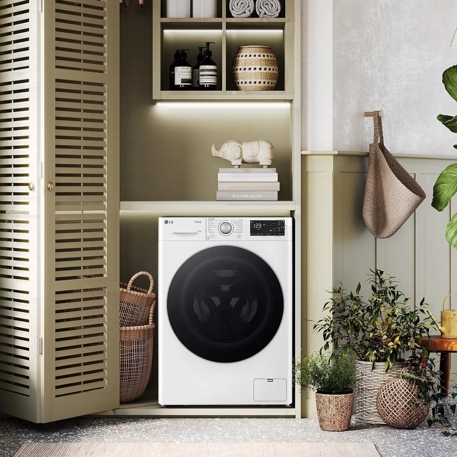LG F4R9009TPWC Lavatrice 9kg Classe A, Serie R9, 1400 Giri, AI DD, TurboWash 360, Wi-Fi, Bianca - immagine 9