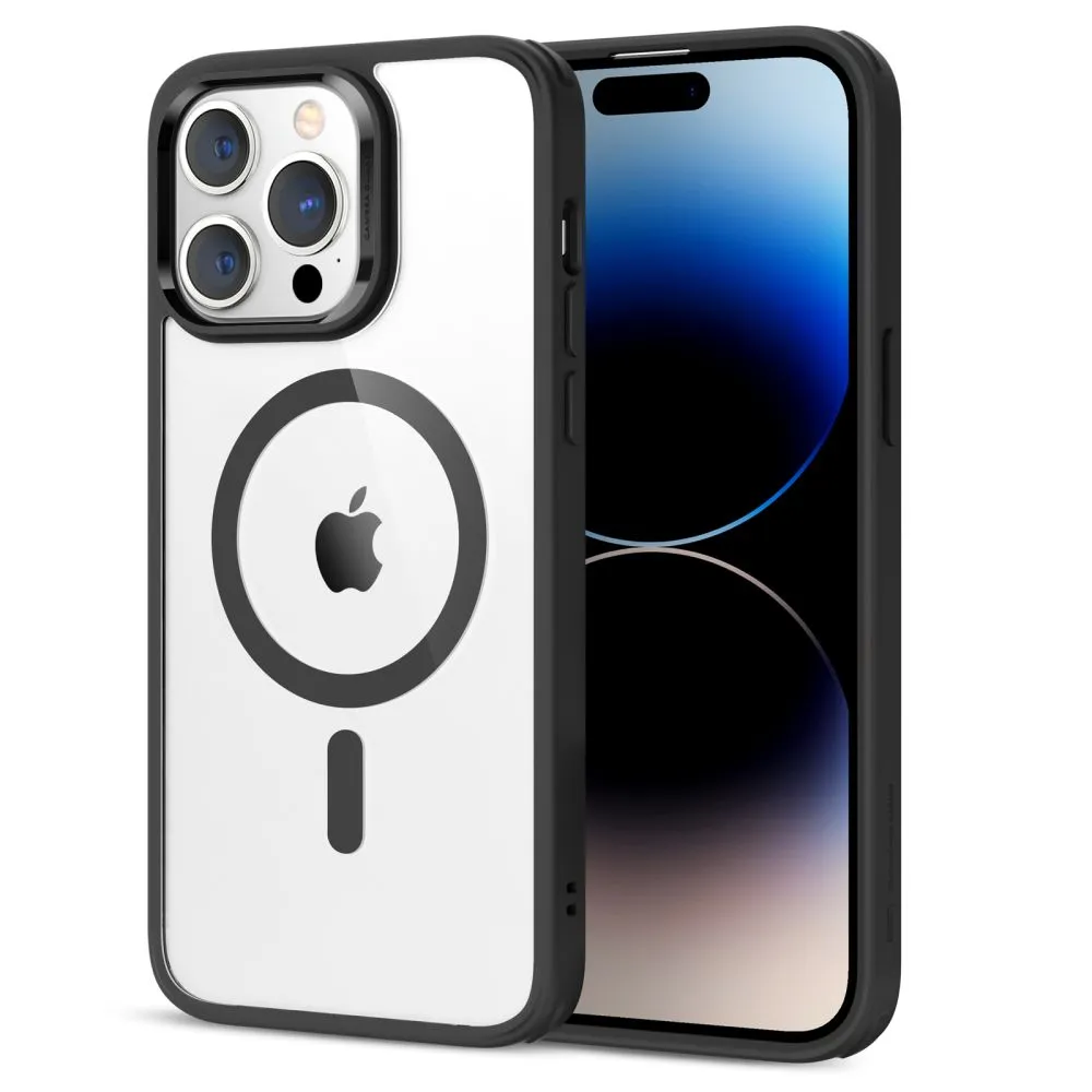 ESR Classic Hybrid Cover for iPhone 14 Pro, Noir Transparent - immagine 1