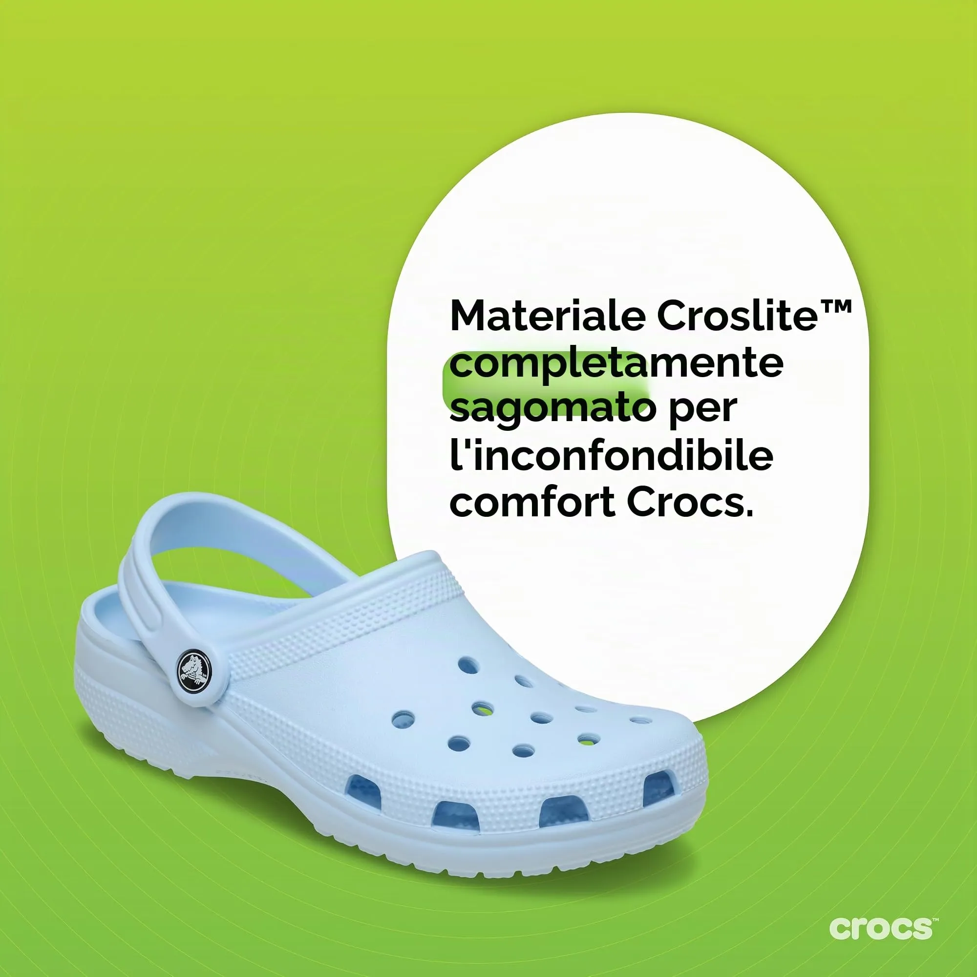 Crocs Classic Clog Blue Frost 48-49 EU - immagine 8