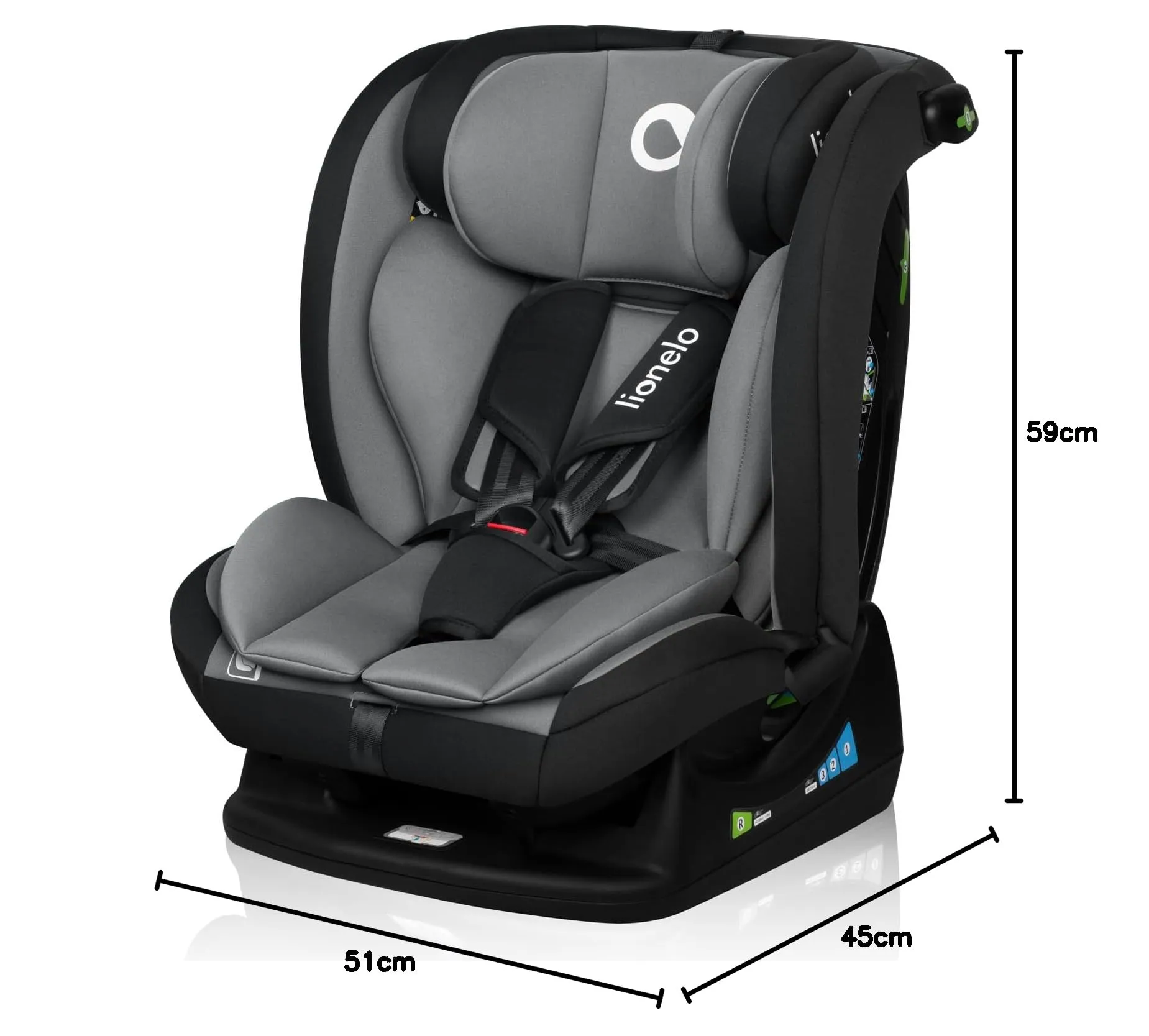 Lionelo Izzy Seggiolino Auto i-Size 40-150 cm - immagine 10