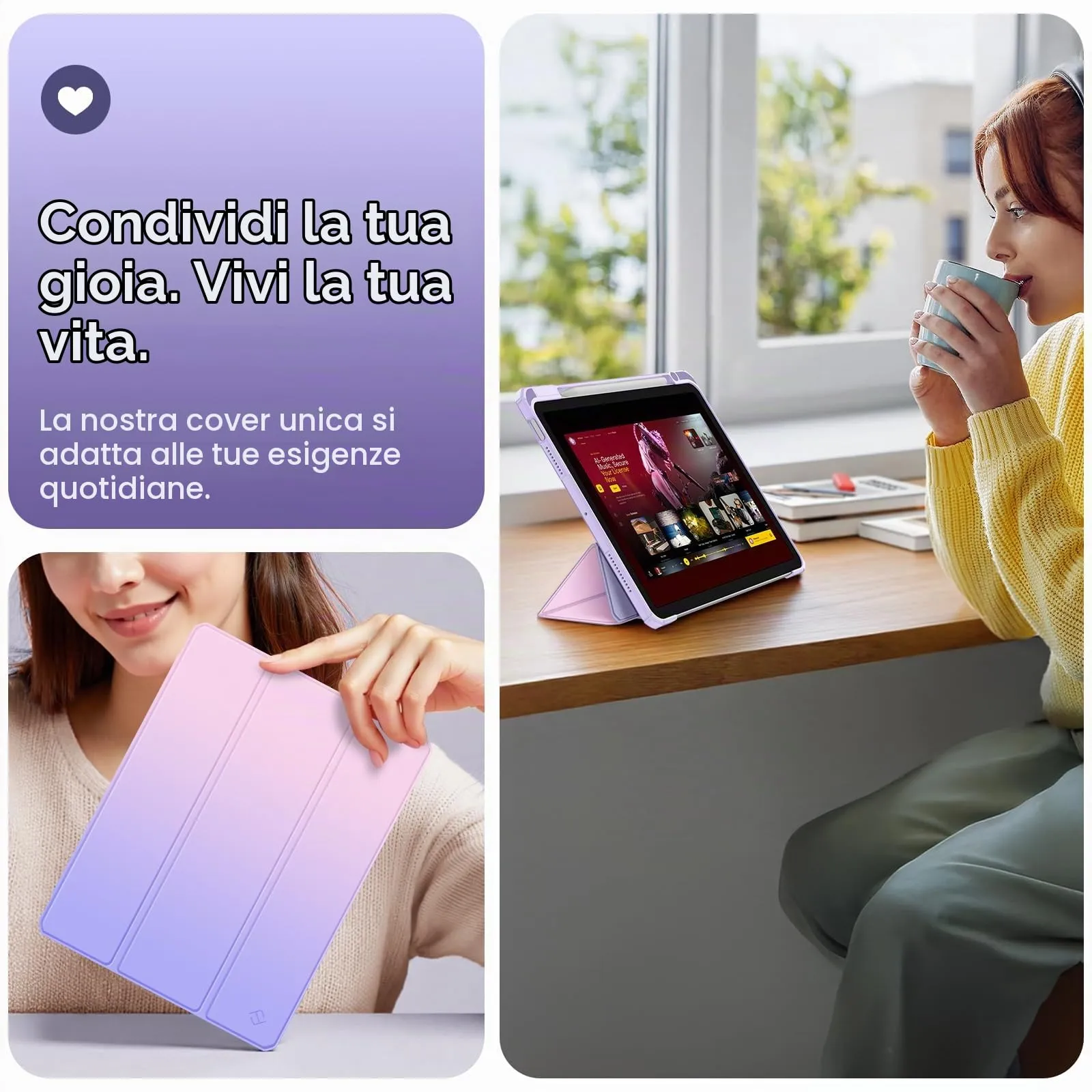 FINTIE Cover for iPad Air 11" (M4/M3/M2 2024-2026) and iPad Air 10.9" (4th/5th Gen) - immagine 8