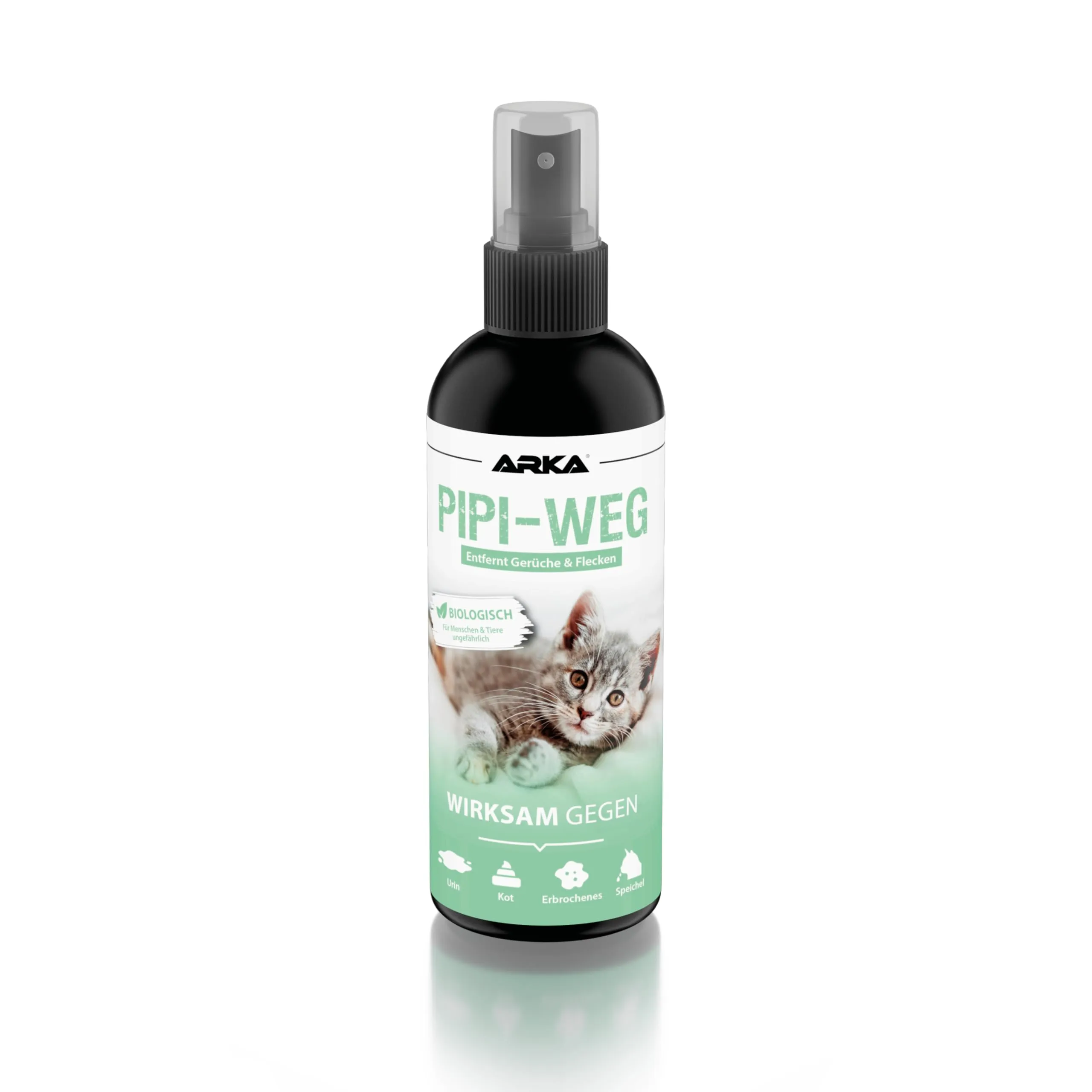 ARKA Pipi-Gone Detergente Enzimatico Elimina Urina Gatto Spray 100 ml - immagine 1