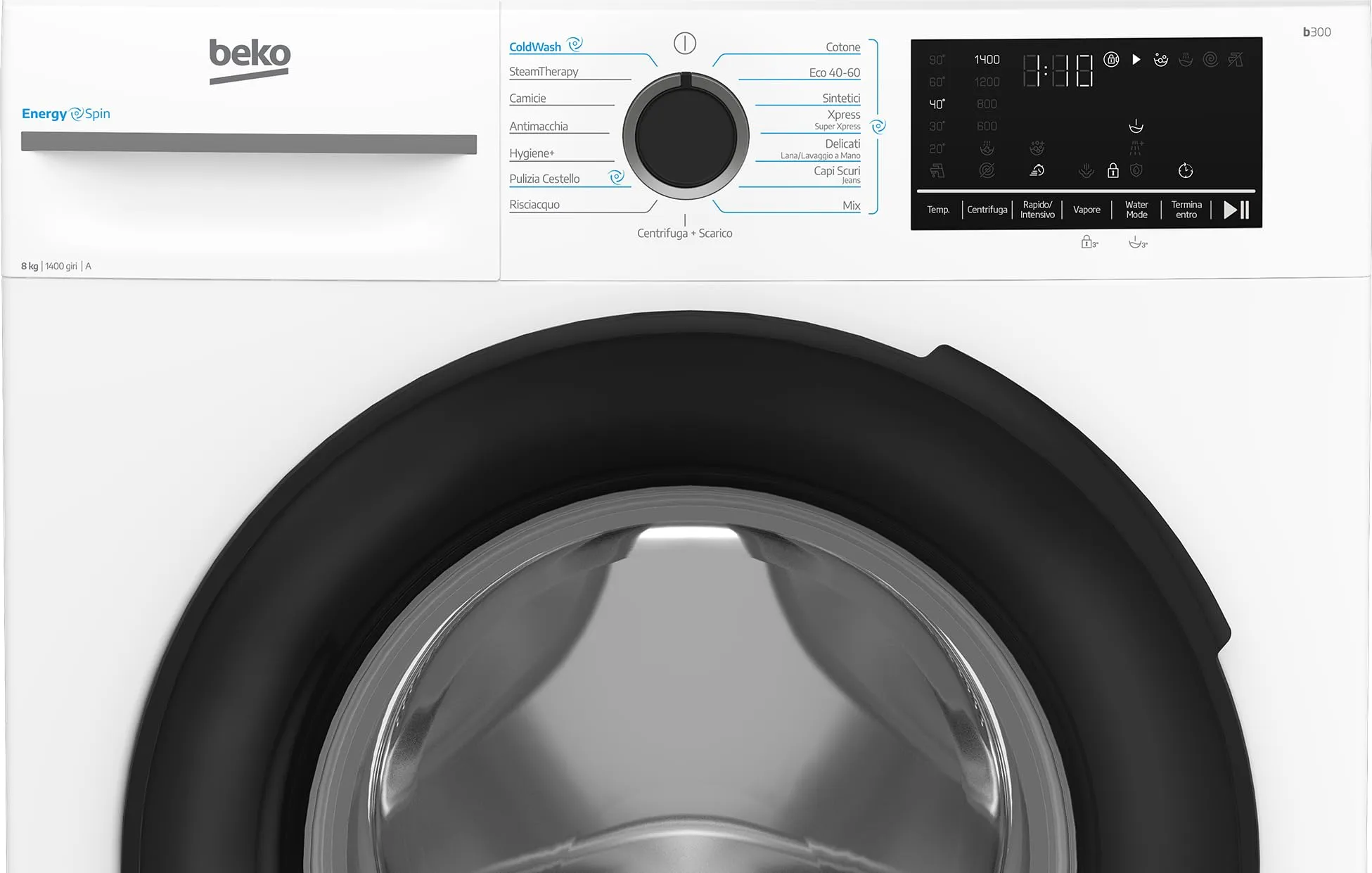 Beko AMBMWU4841B Lavatrice 8kg Classe A Bianco - immagine 4