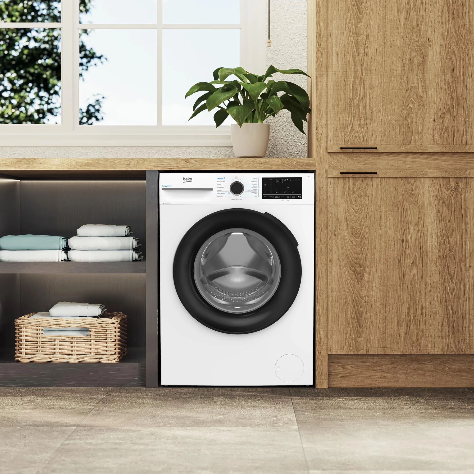 Beko AMBMWU4841B Lavatrice 8kg Classe A Bianco - immagine 7