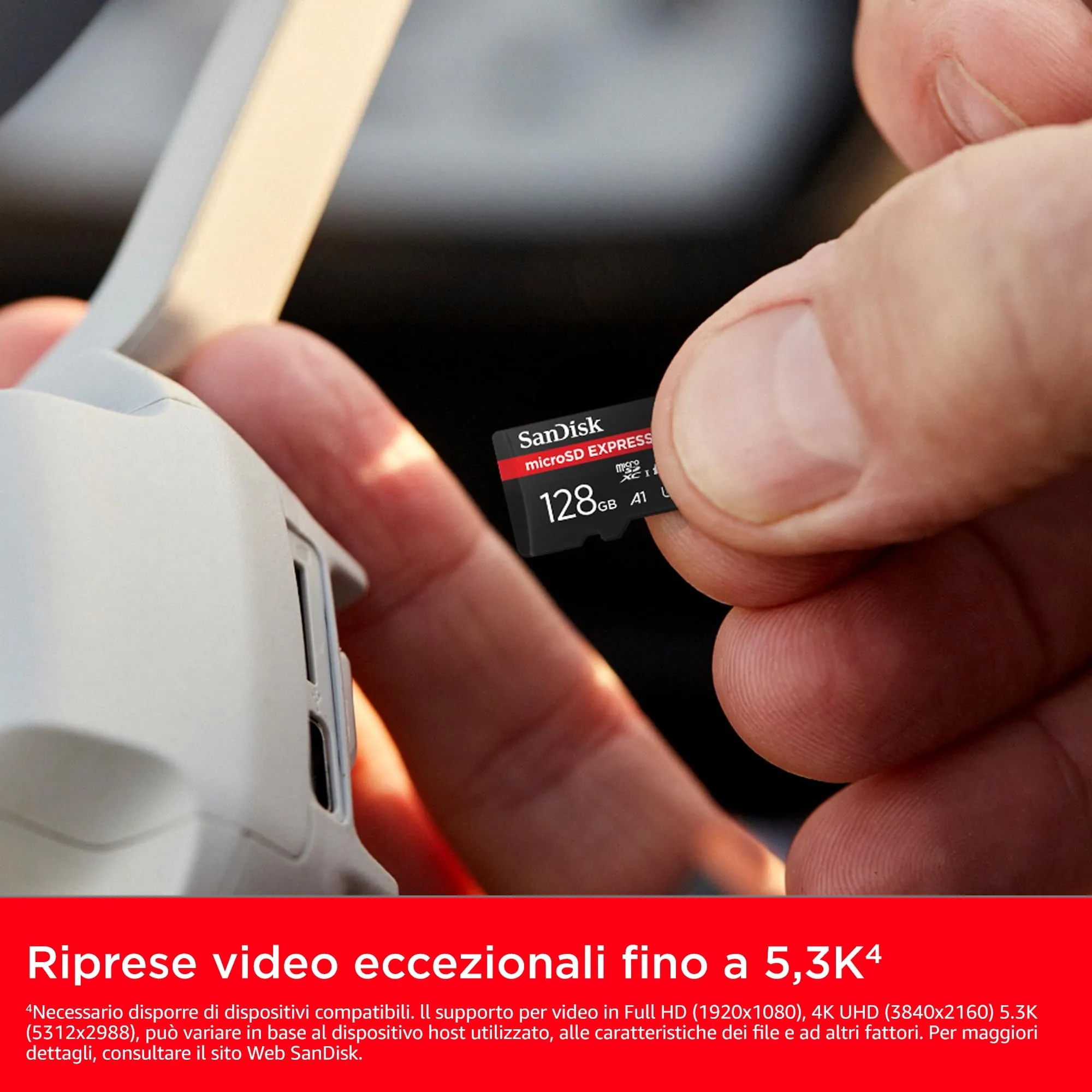 SanDisk microSD Express 128 GB (U3, C10) - immagine 6