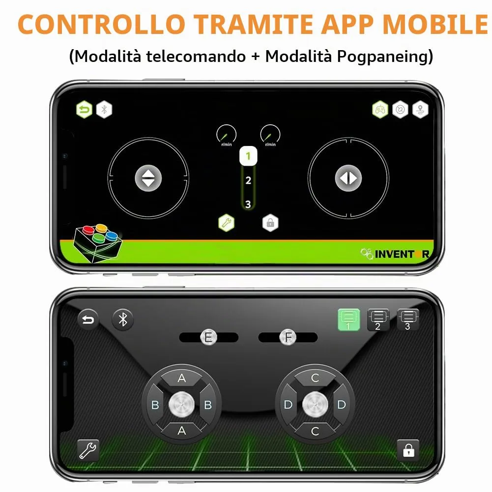 HOTUT Power Functions Kit, Remote Control Motor Set with Battery Case and Receiver, Adjustable Speed - immagine 5