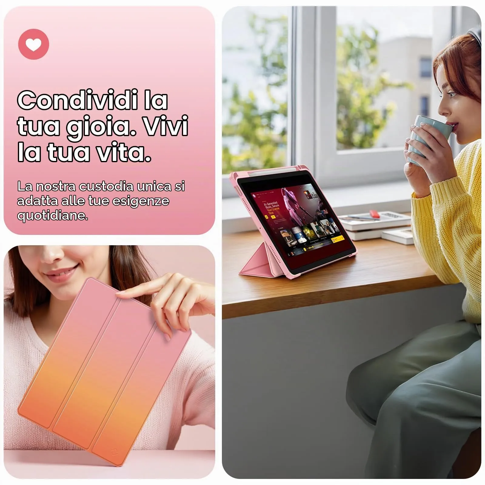 FINTIE Cover for iPad Air 11" (M4/M3/M2 2024-2026) and iPad Air 4th & 5th Gen 10.9" - immagine 5