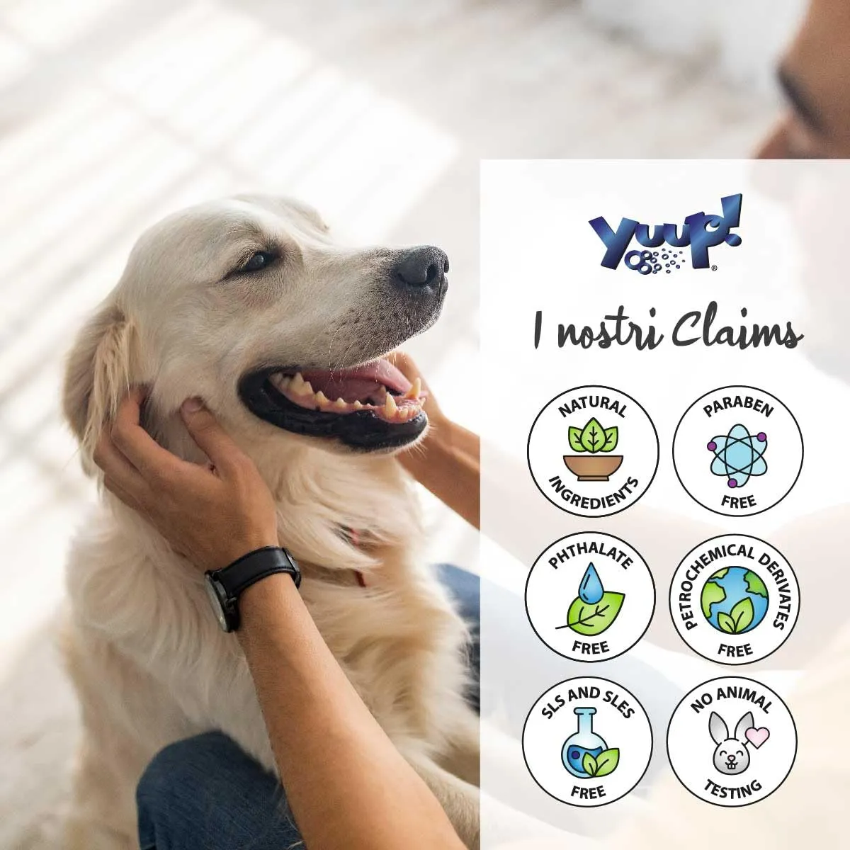 Yuup Shampoo Sbiancante per Cani e Gatti Manti Chiari, 250 ml - immagine 5