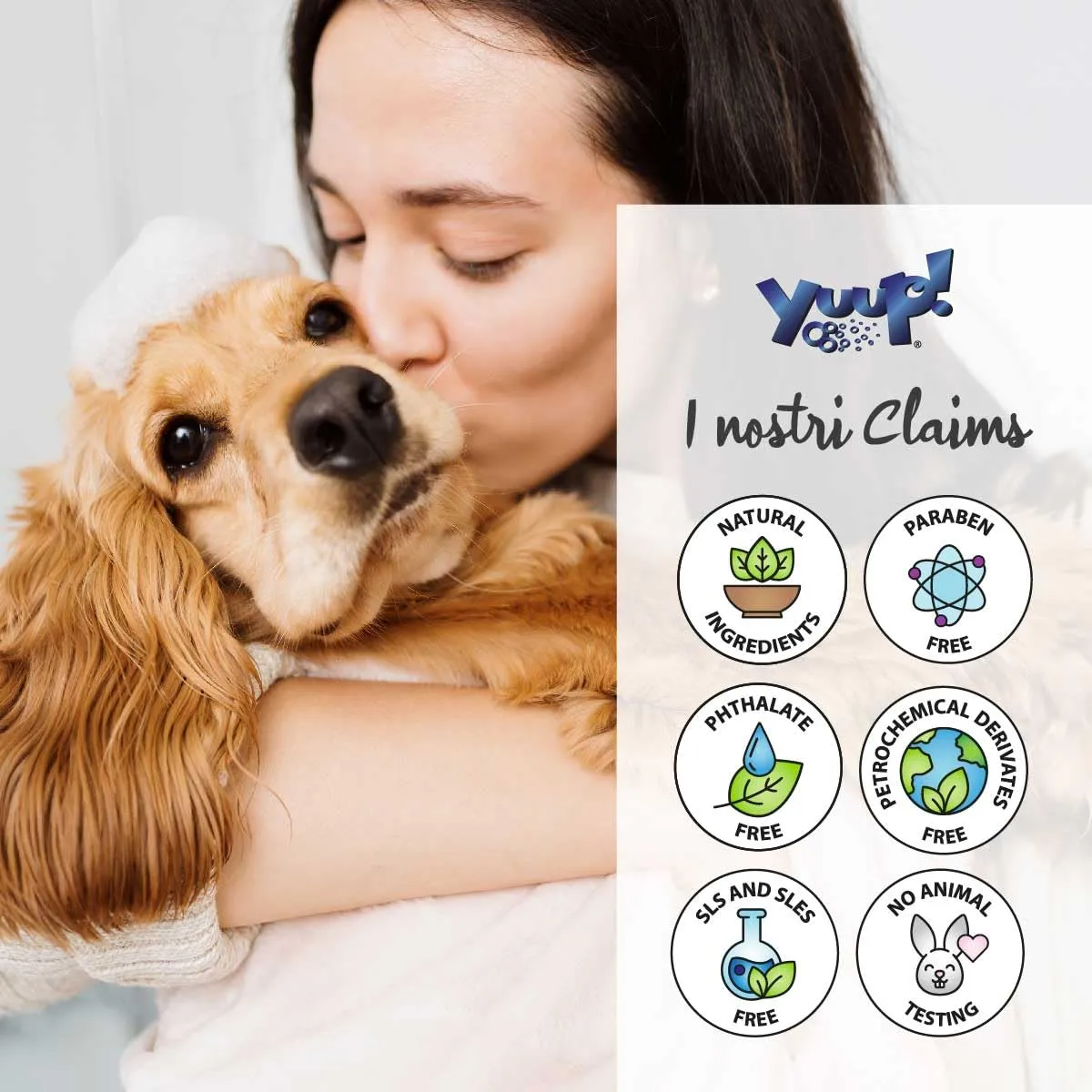 Yuup Shampoo per Cani e Gatti Manti Lunghi, 500 ml - immagine 5
